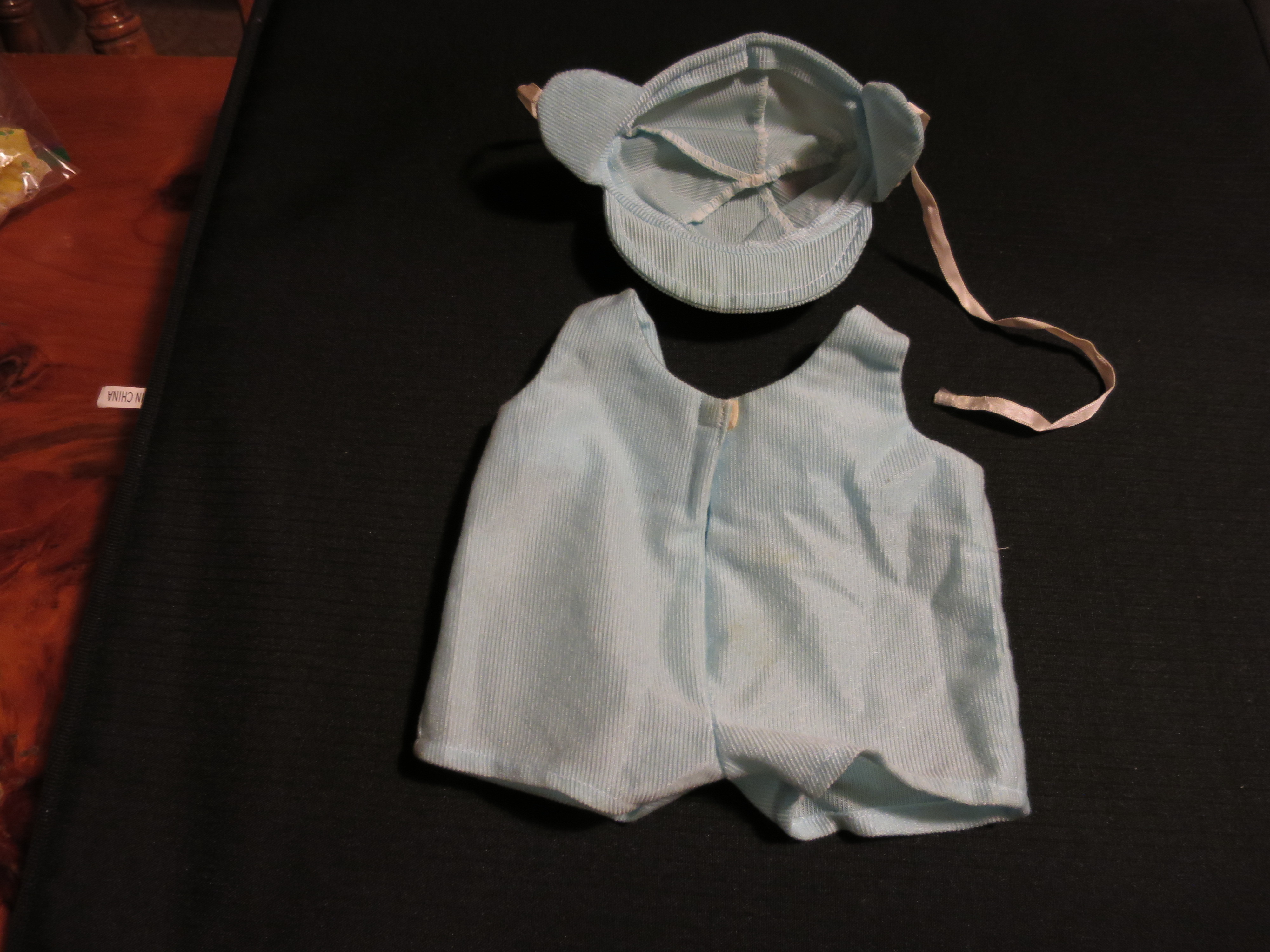 Vintage Cabbage Patch Preemie Blue Jon Jon and cap Nautical
