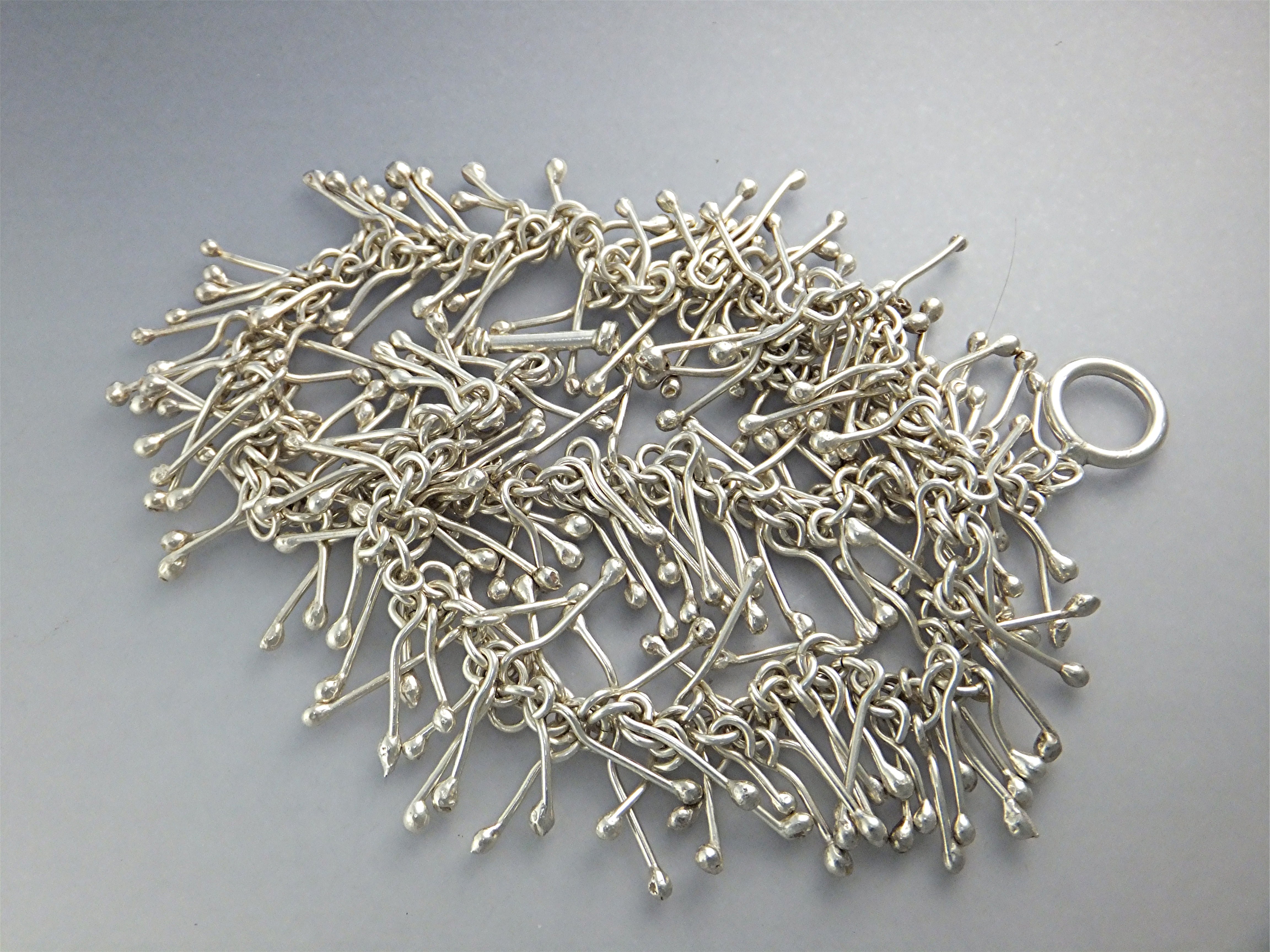 Necklace Sterling Silver Modernist Taxco Mexico