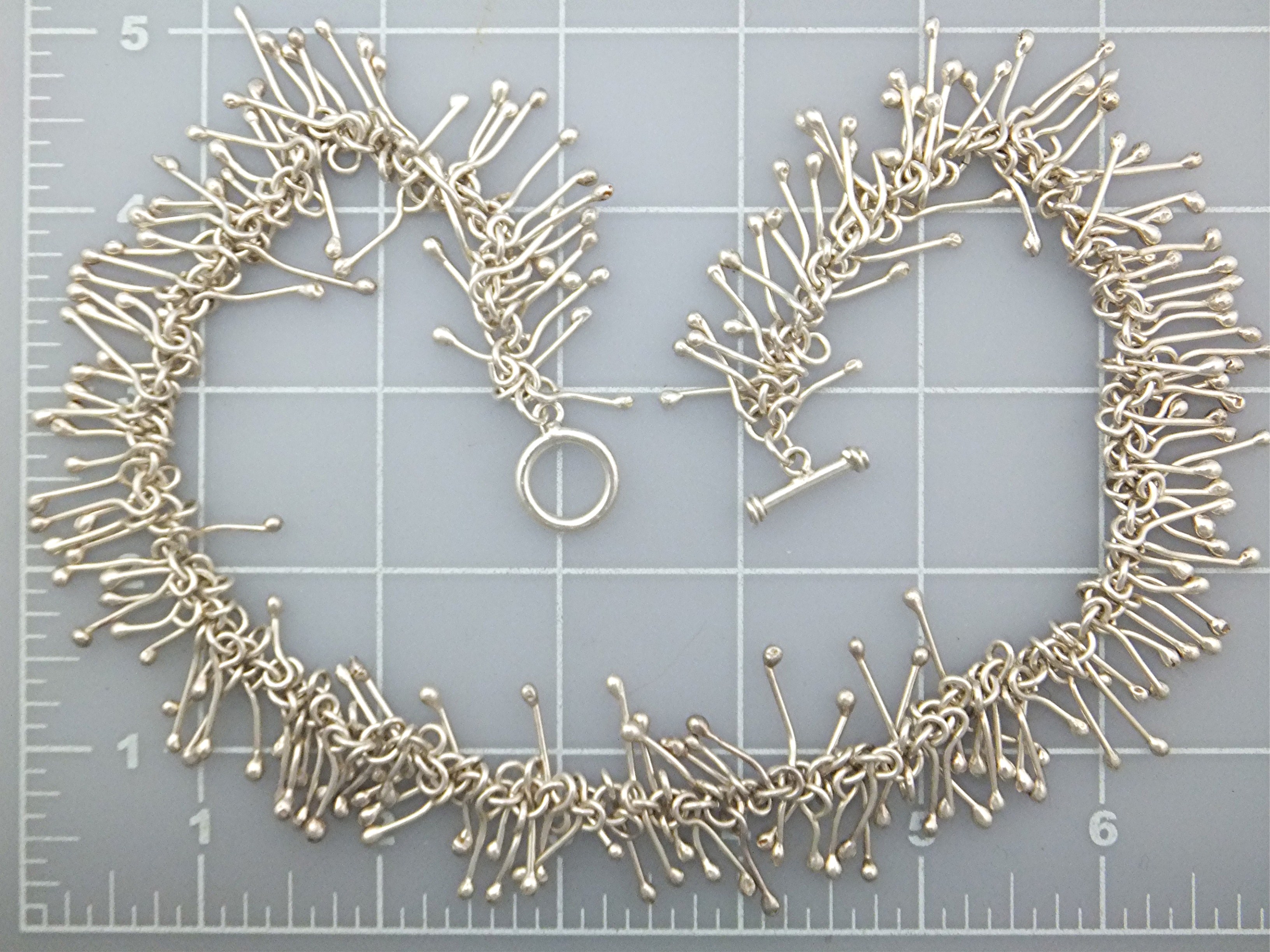 Necklace Sterling Silver Modernist Taxco Mexico
