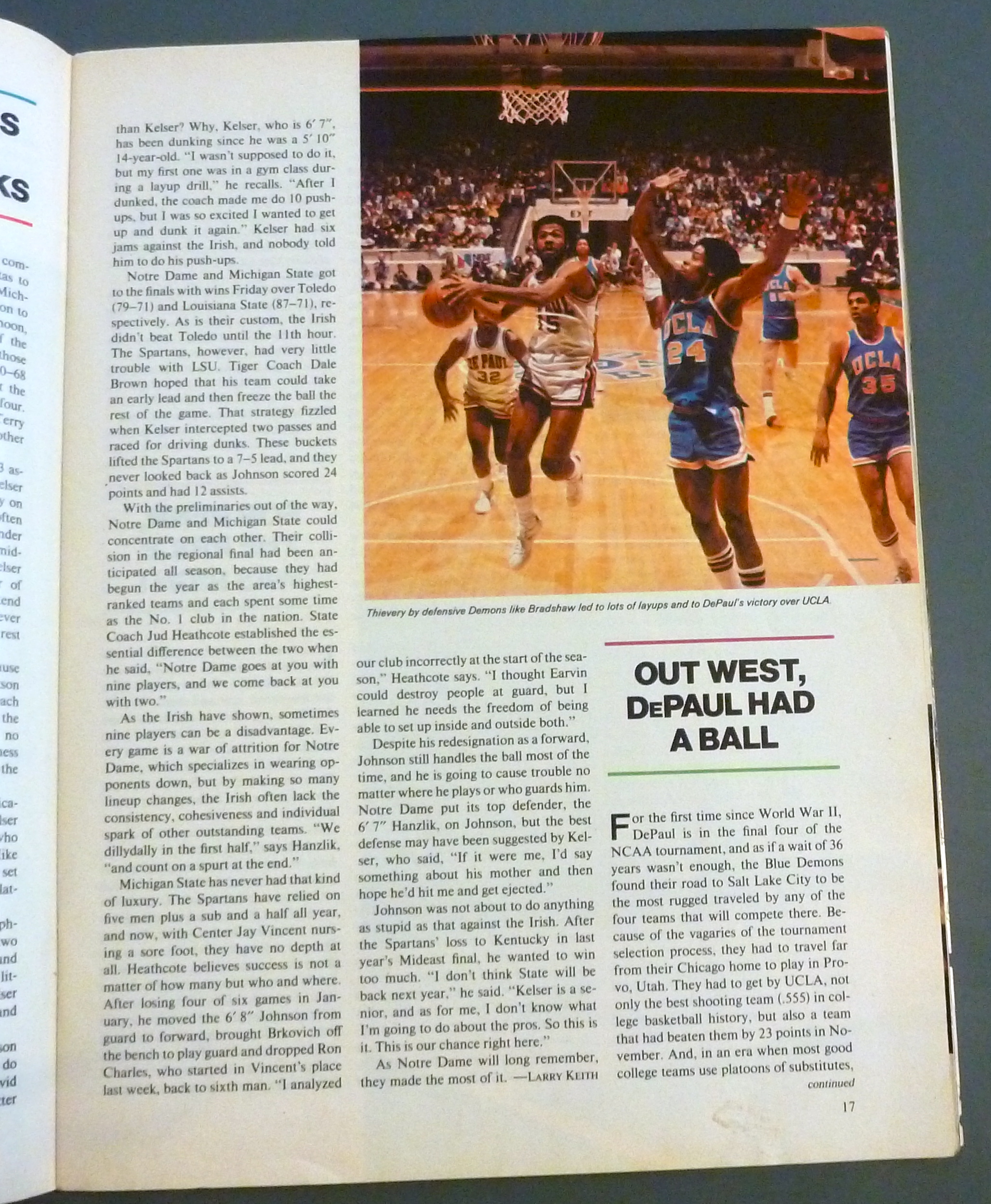Sport Illustrated March 26, 1979 Indiana State
