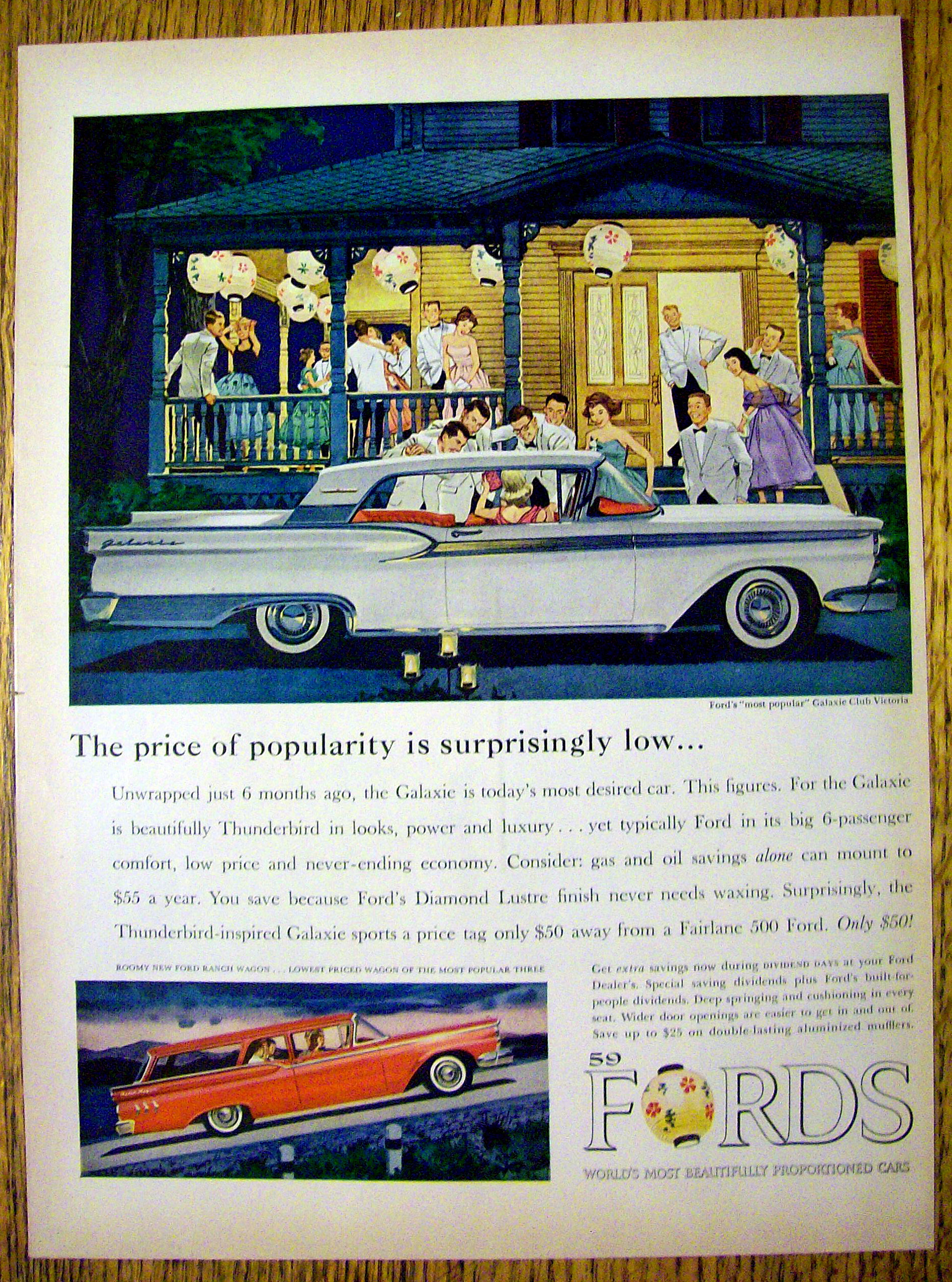 1959 Ford with the Galaxie Club Victoria