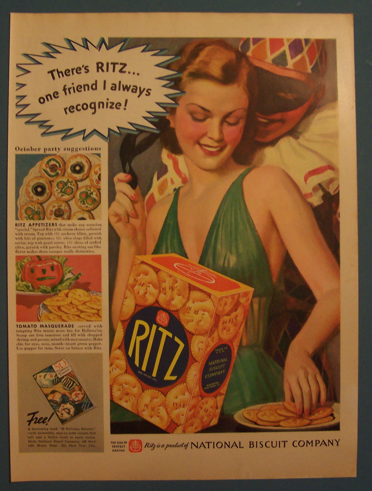 1937  Ritz  Crackers