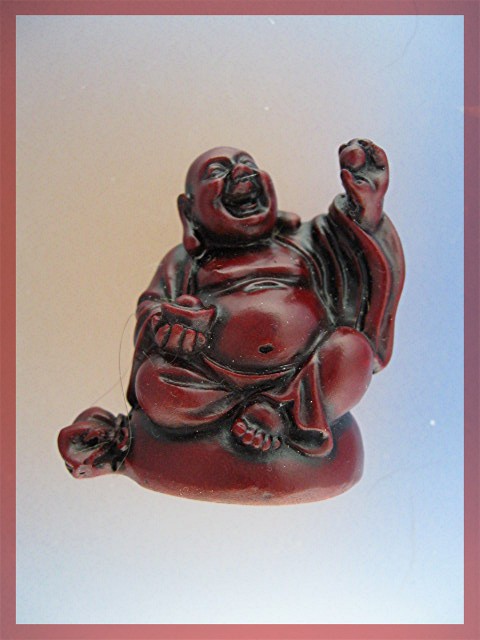 Buddha Statues - Tibetan Laughing Buddhas - set of 6
