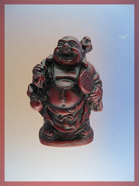 Buddha Statues - Tibetan Laughing Buddhas - set of 6