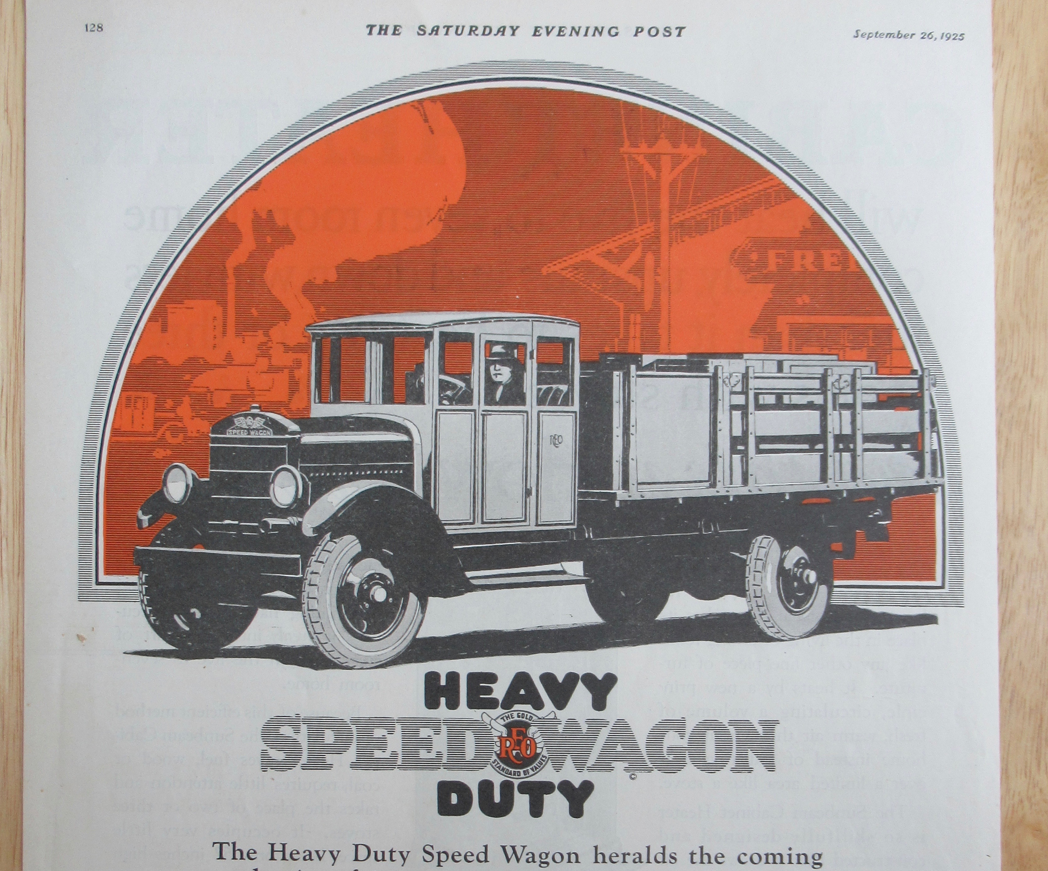 1925 Reo Motor Company with Heavy Duty Speed Wagon