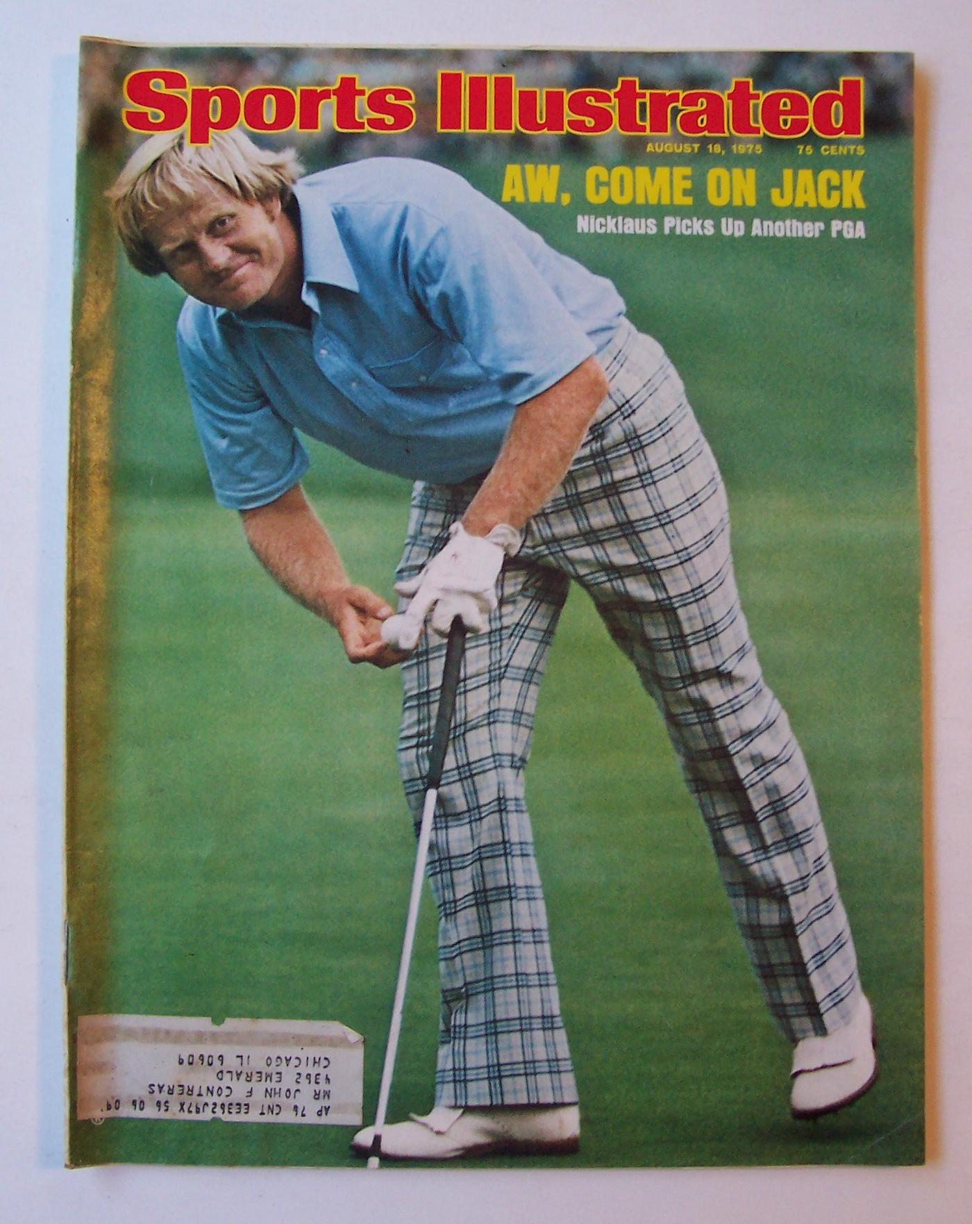 Sports Illustrated-August 18, 1975-Jack Nicklaus