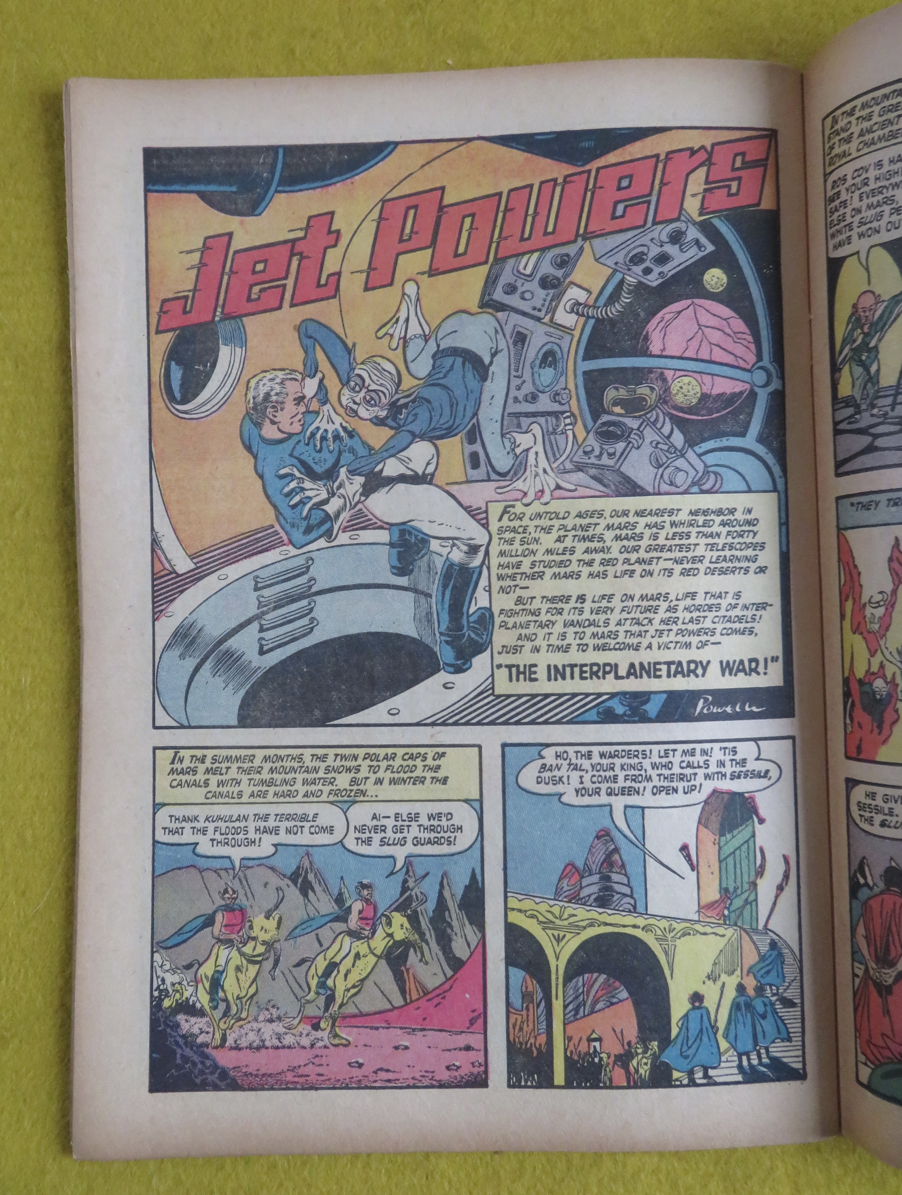 Jet Comic 1951 Jet Powers