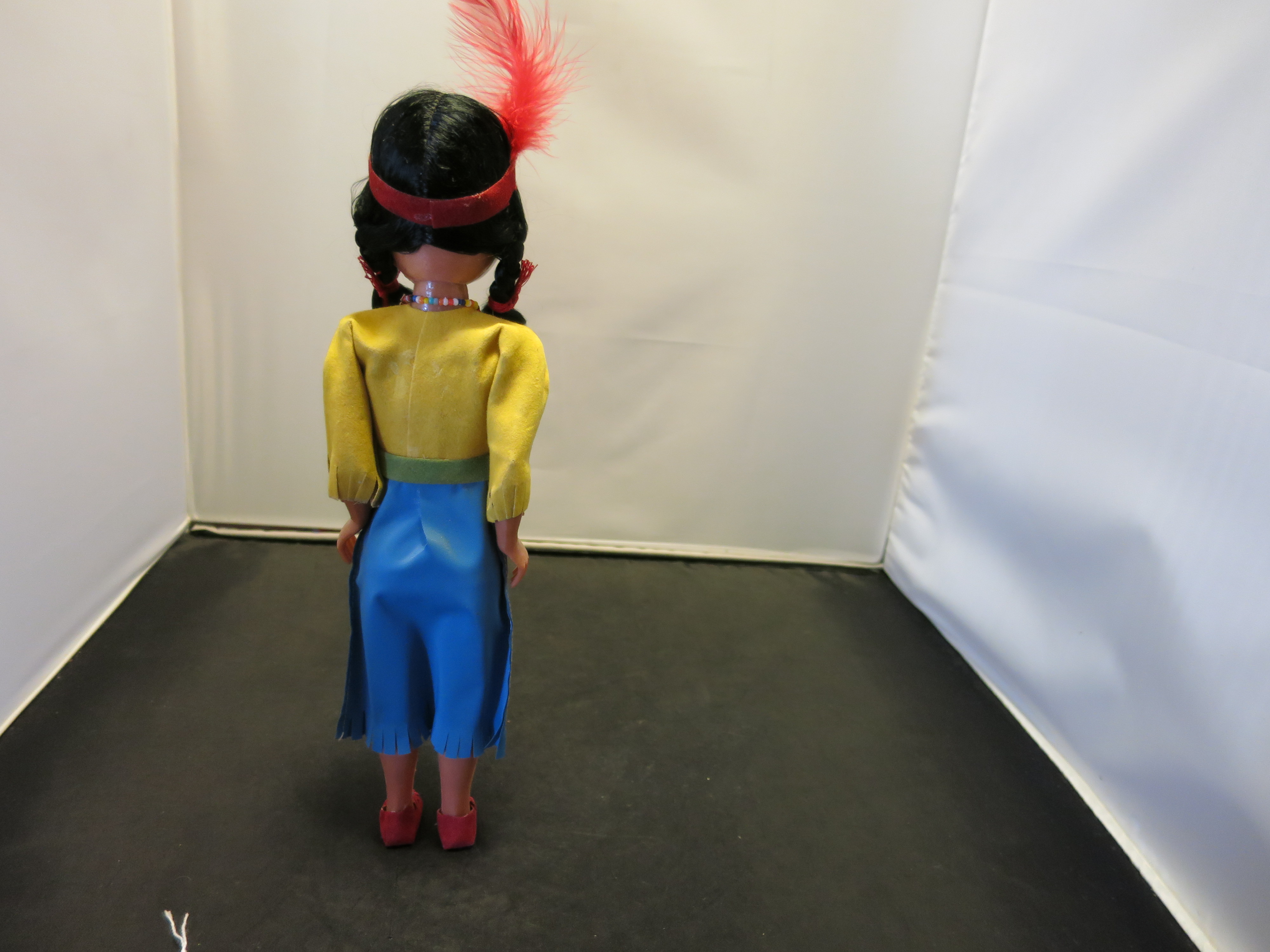Native American Girl Doll Hard Plastic Sleep Eye
