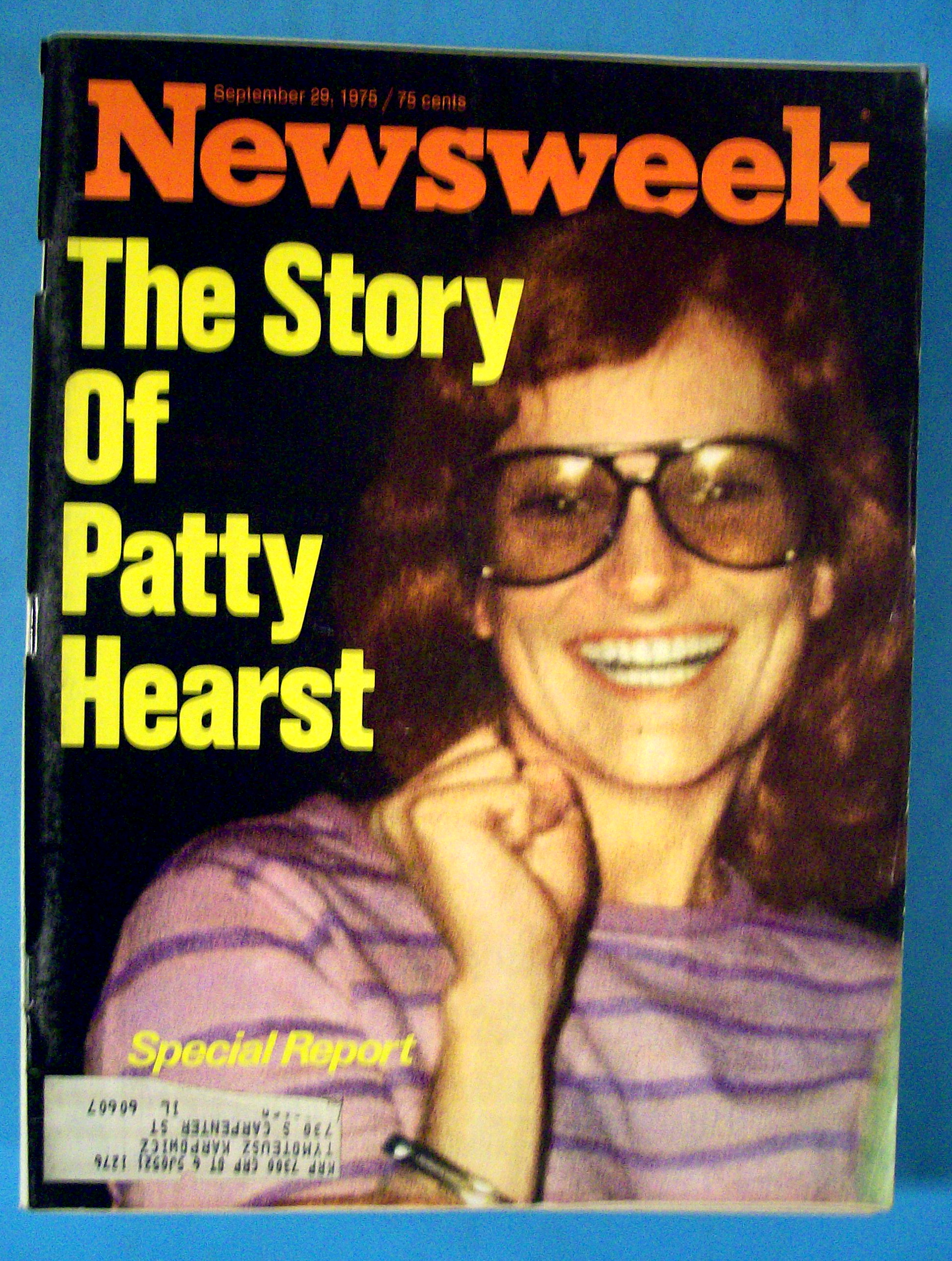 Newsweek Magazine - September 29, 1975 - Patty Hearst