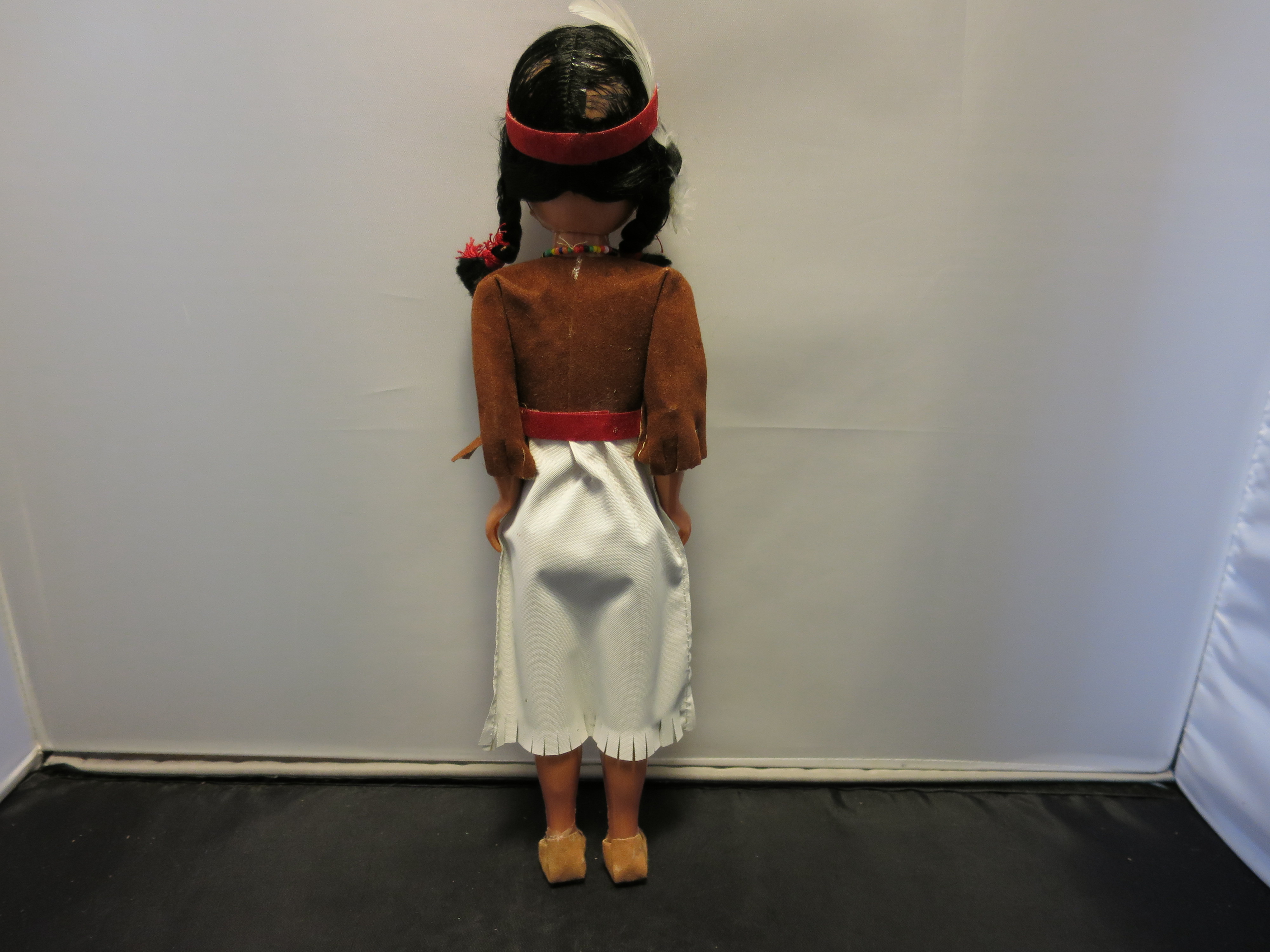 Native American Girl Doll Hard Plastic Sleep Eye