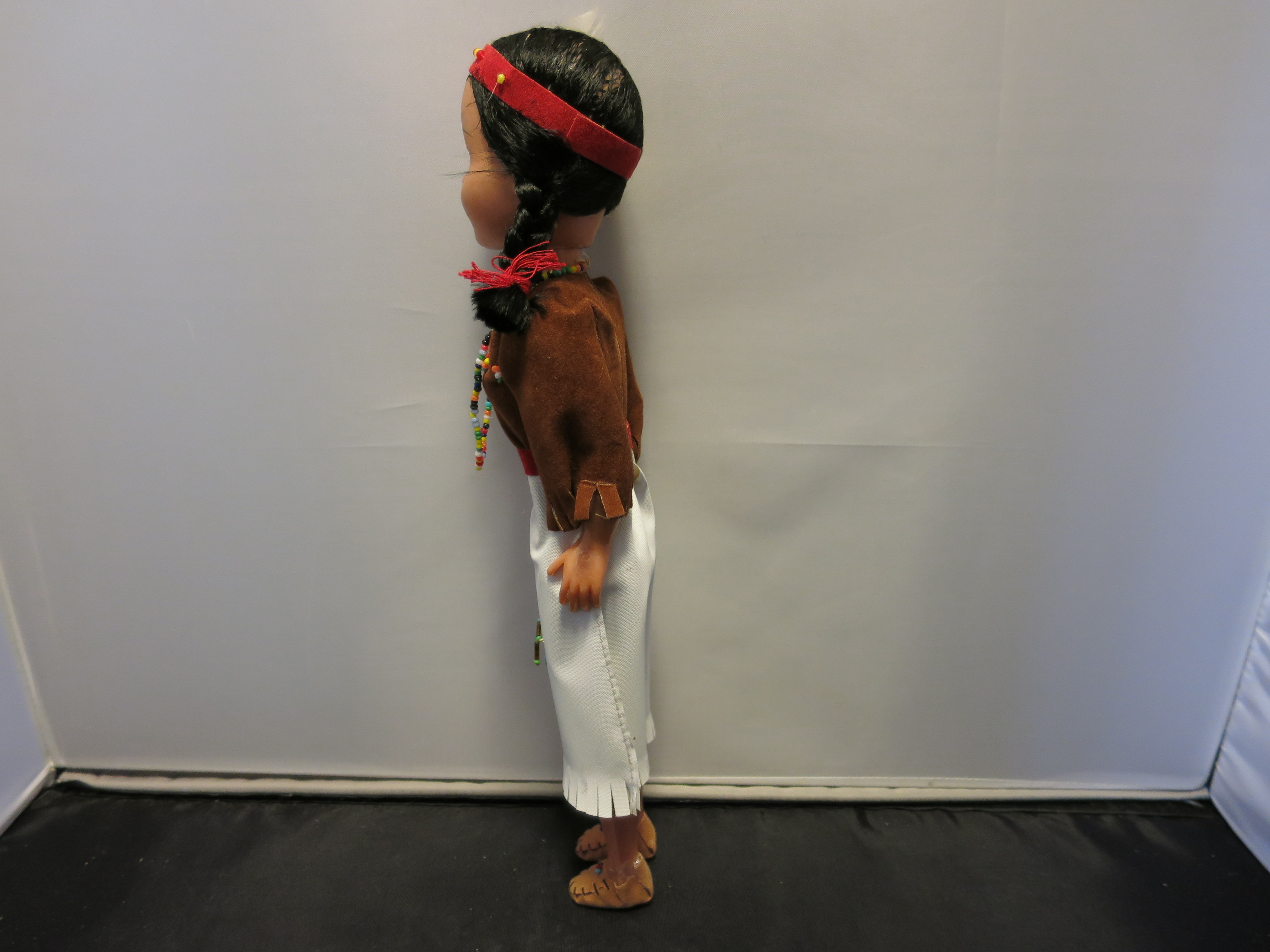 Native American Girl Doll Hard Plastic Sleep Eye