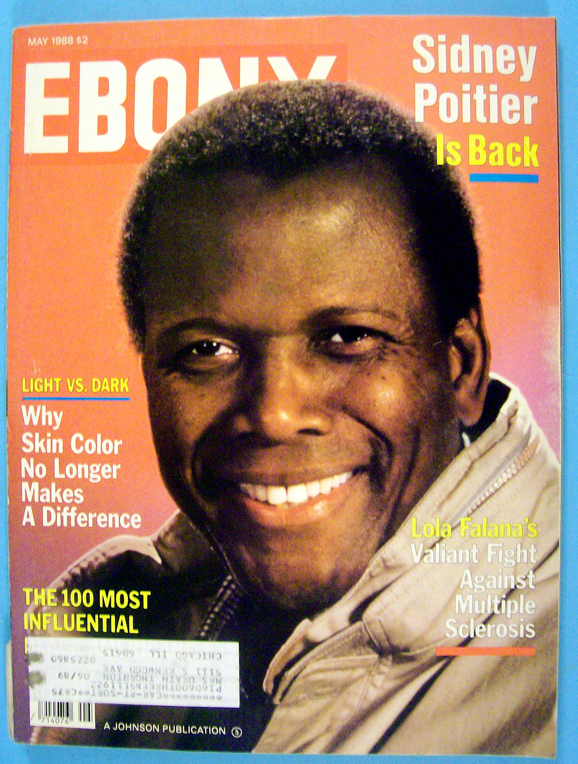 Ebony Magazine May 1988 Sidney Poitier Is Back