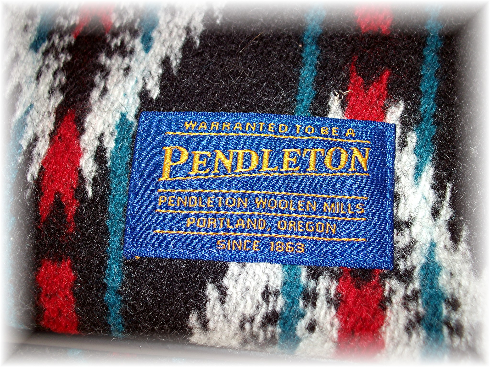 Bag Pendleton Portland Oregon Make Up Mirror Zip Top