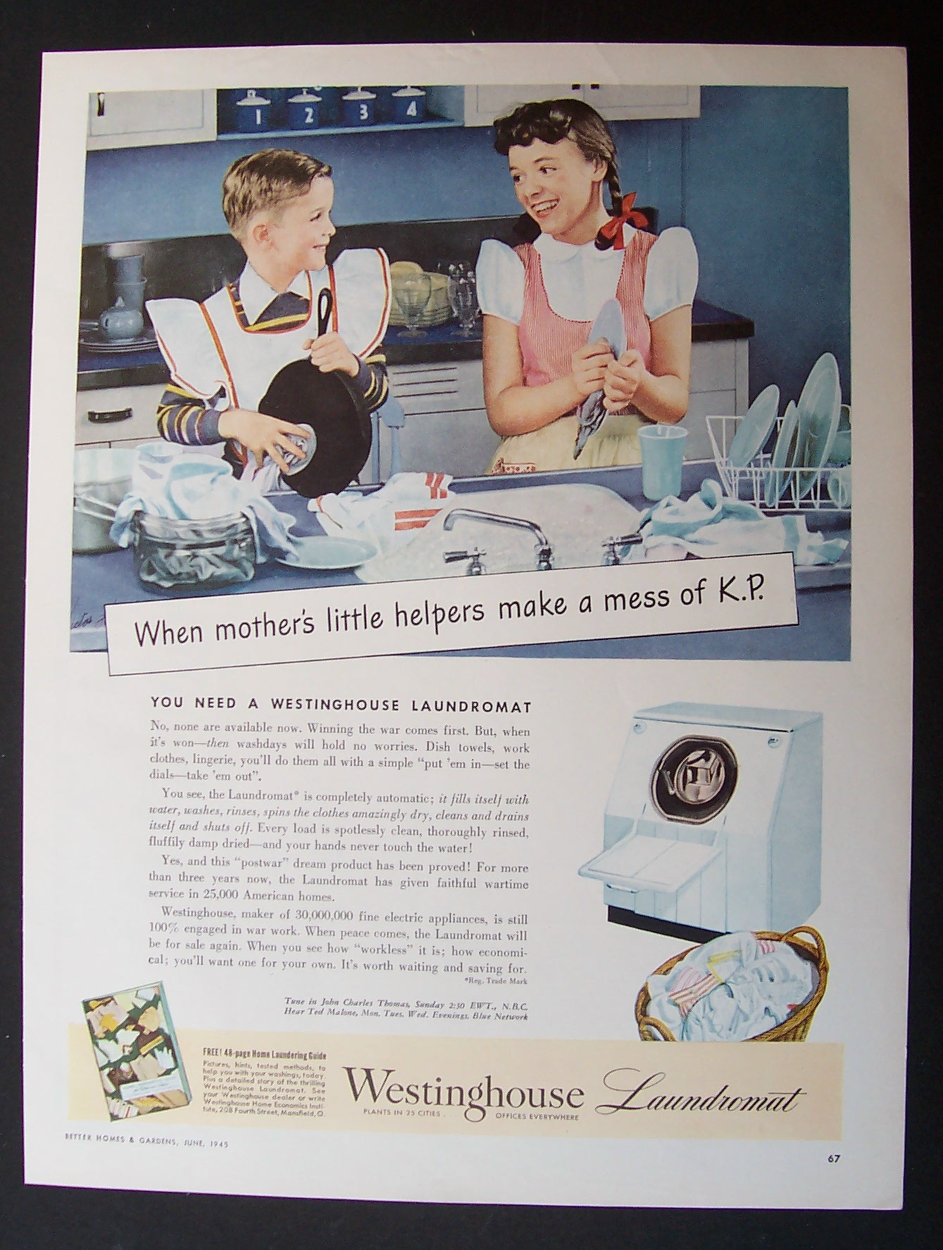 1945  Westinghouse  Laundromat
