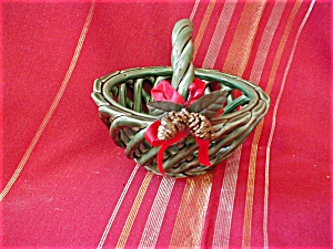 Cord Porcelain Basket