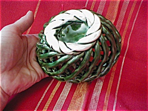 Cord Porcelain Basket