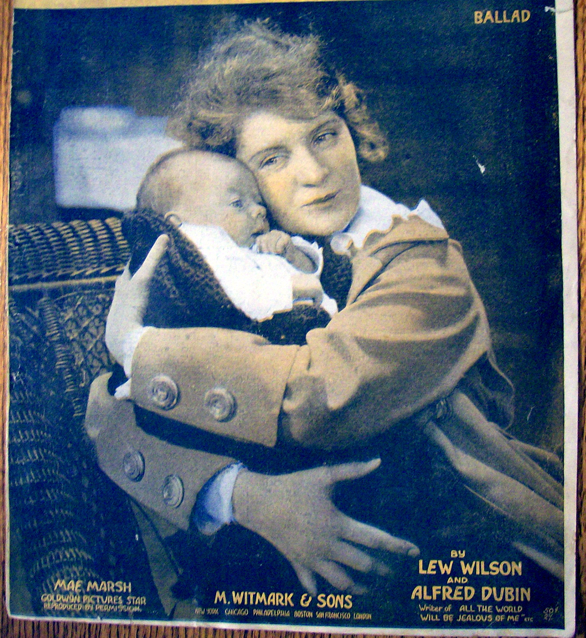 Sheet Music for 1918 He's Got Those Big Blue Eyes