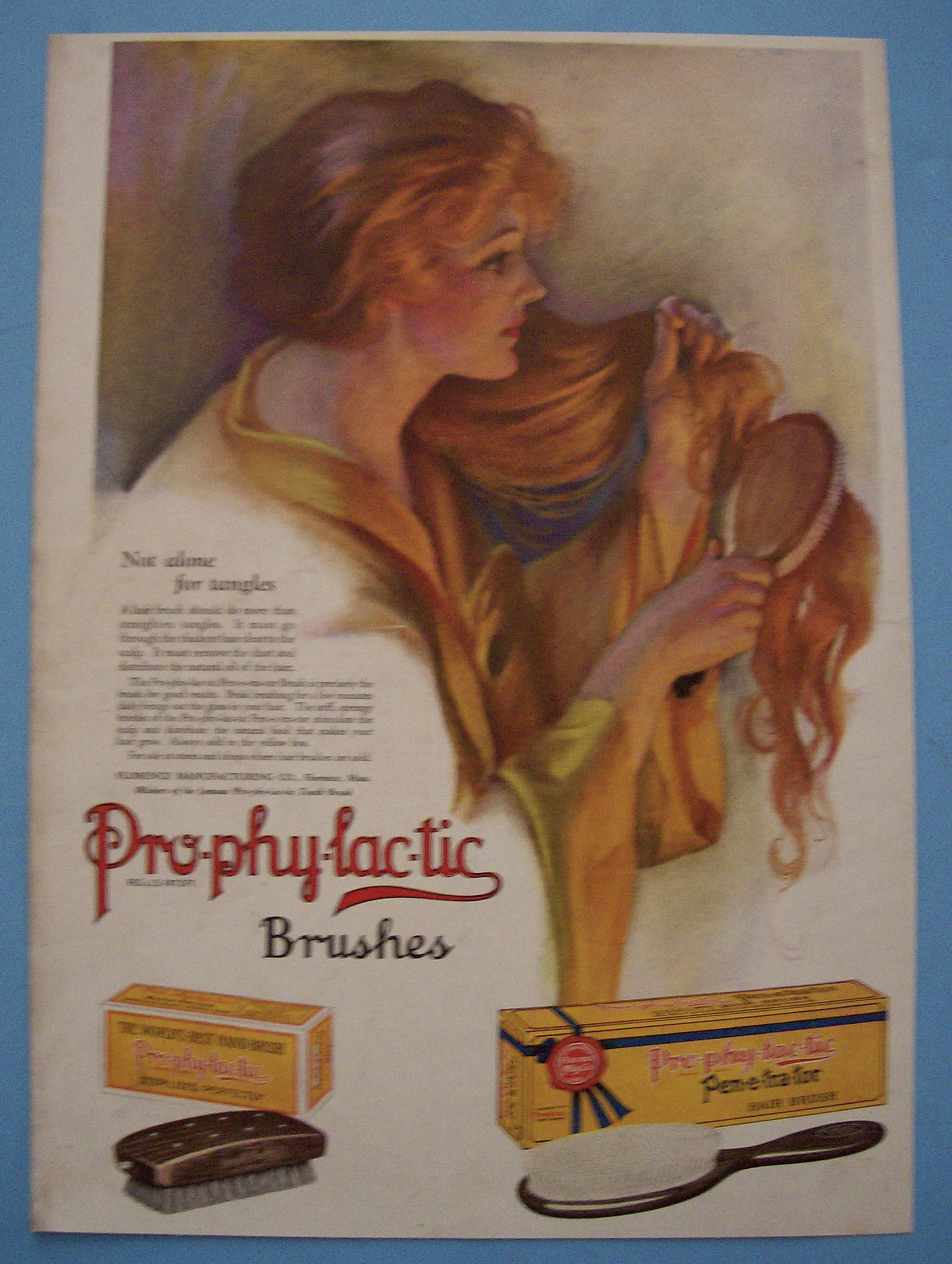 Vintage Ad: 1923 Pro-Phy-Lac-Tic Brush