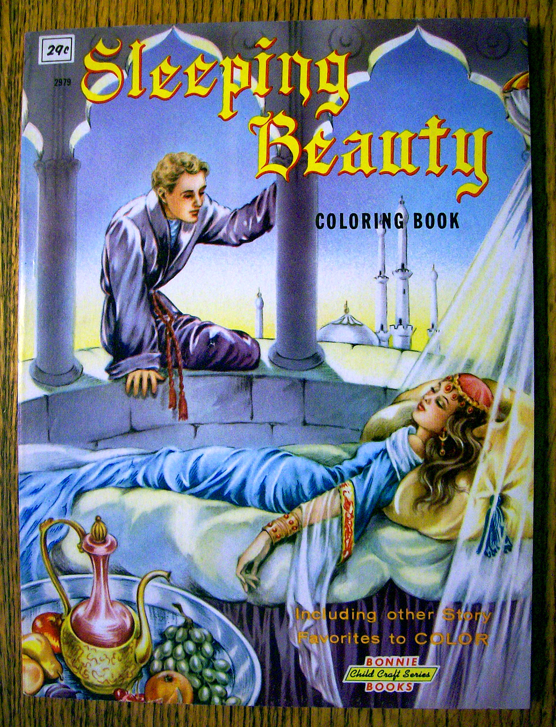 Sleeping Beauty Coloring Book 1960's (Bonnie Books)