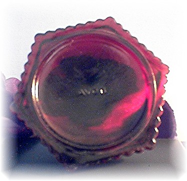 Avon 6 Inch Deep Red Cape Cod Wine Goblets