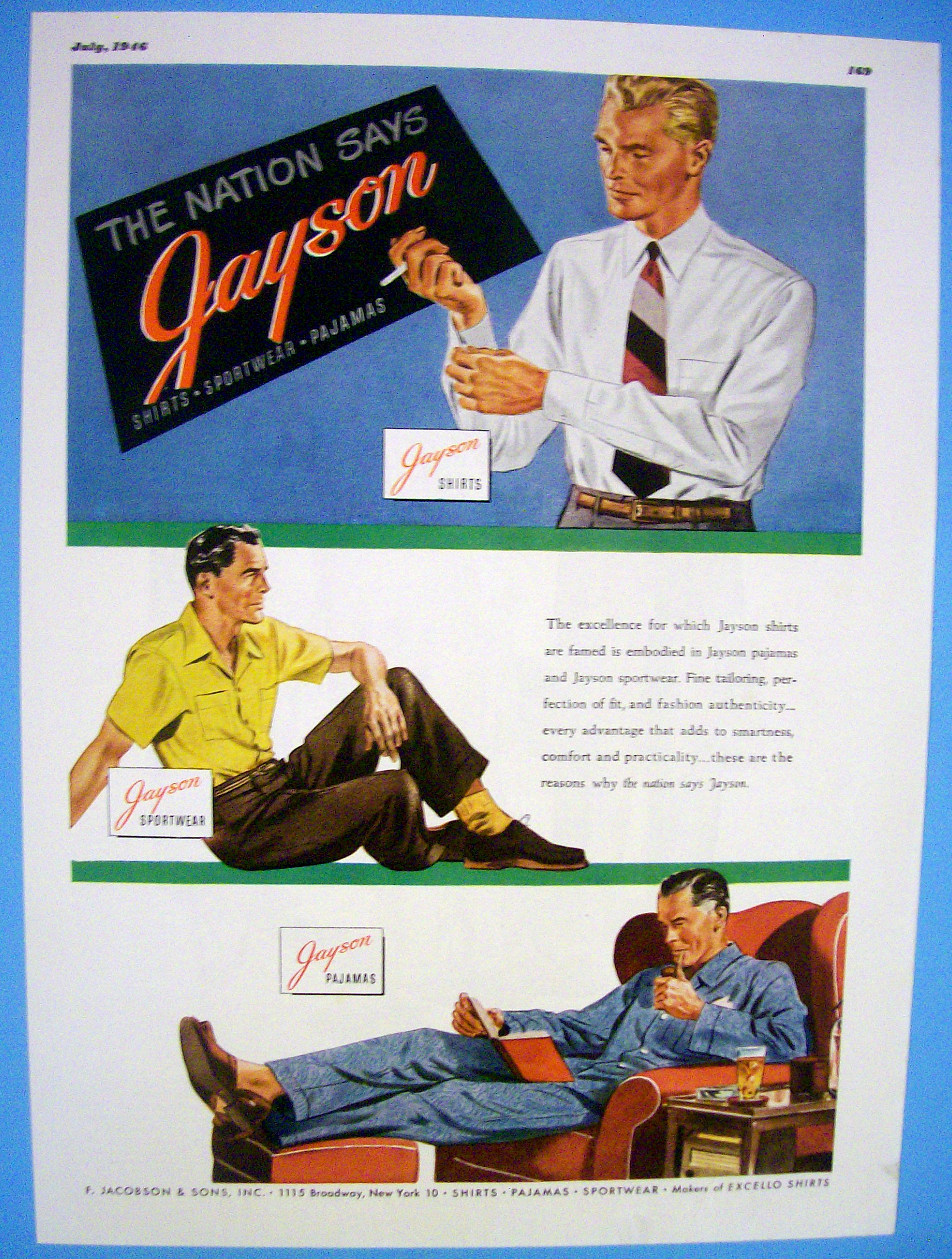 1946 Jayson with Shirt, Pajamas & More