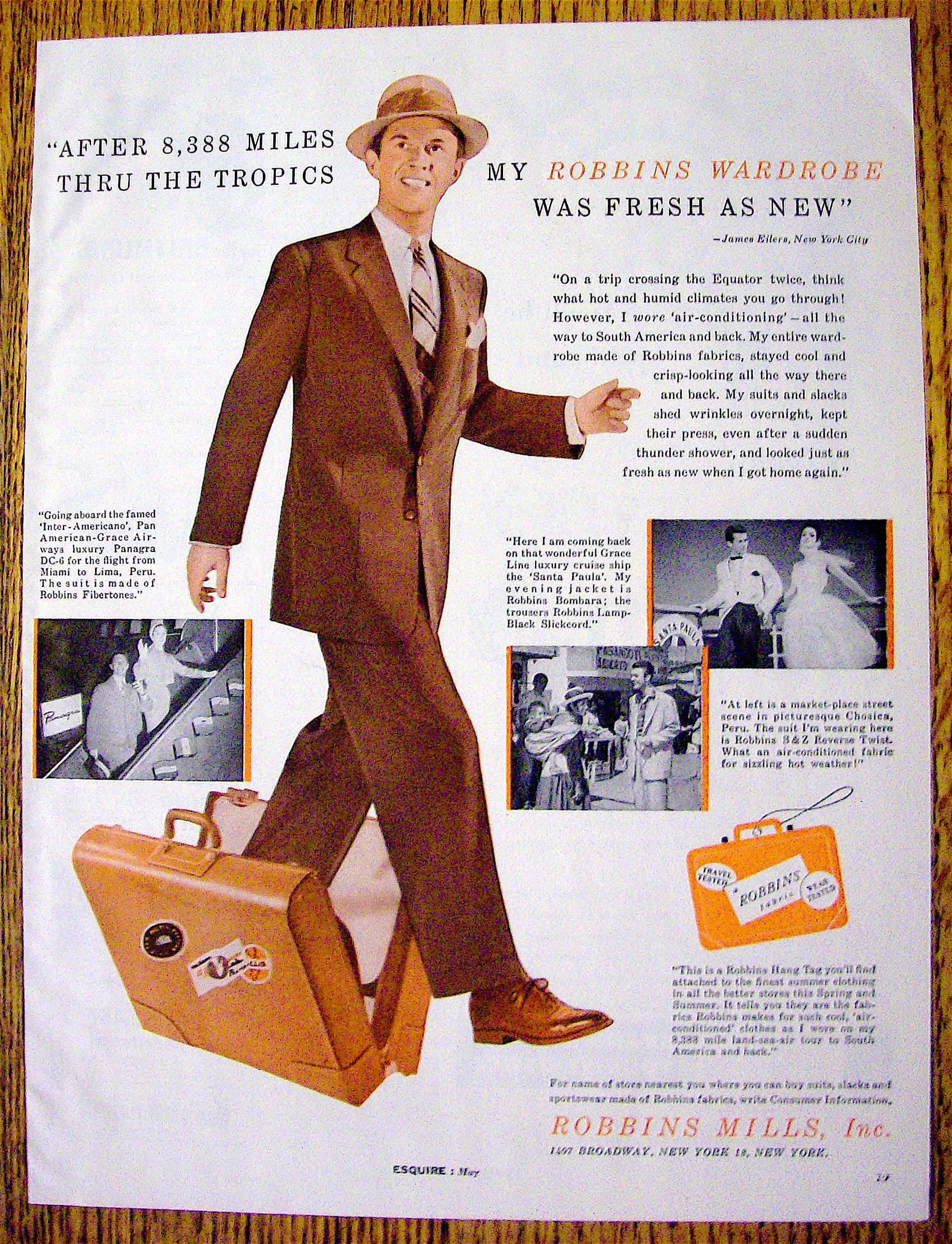 1954 Robbins Mills with Man In Suit