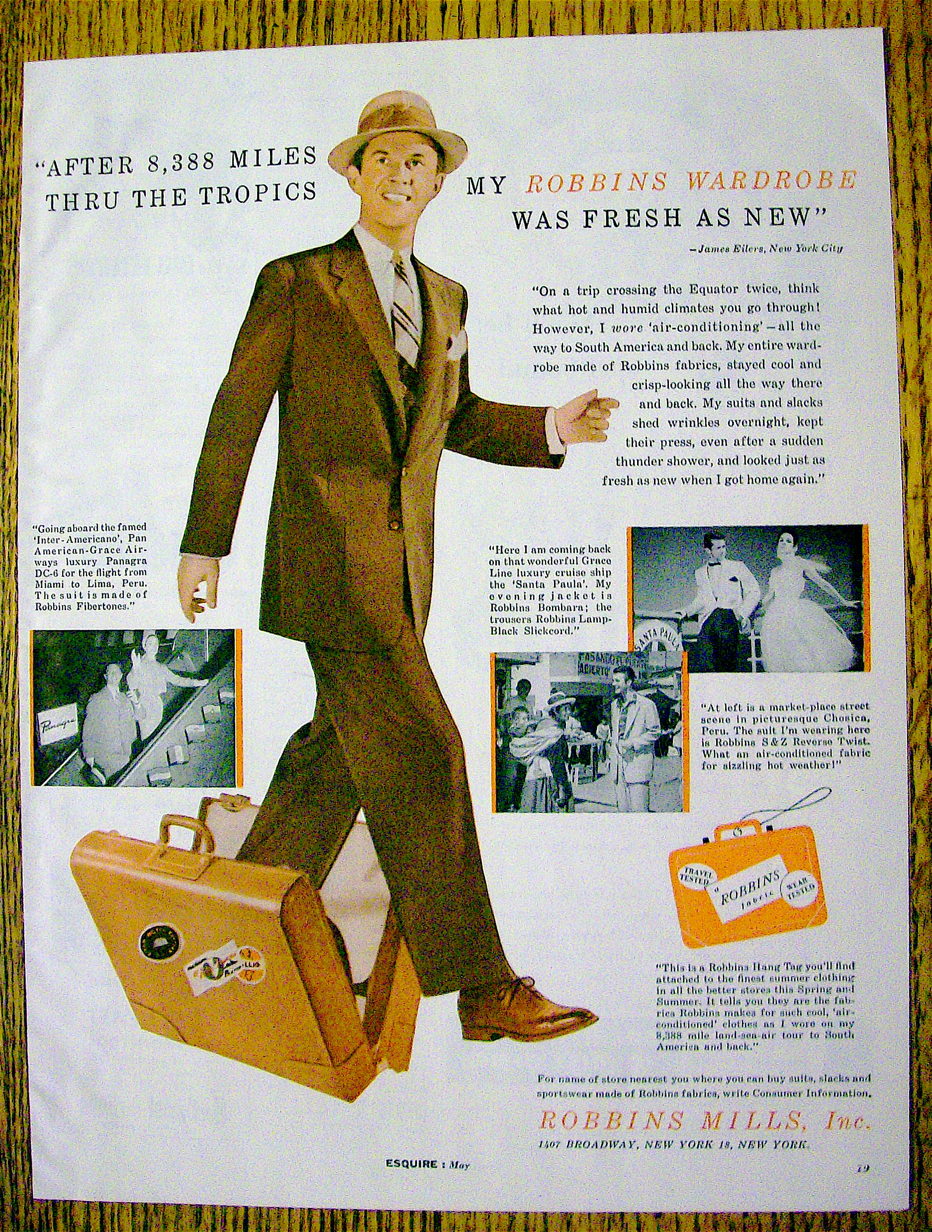 1954 Robbins Mills with Man In Suit
