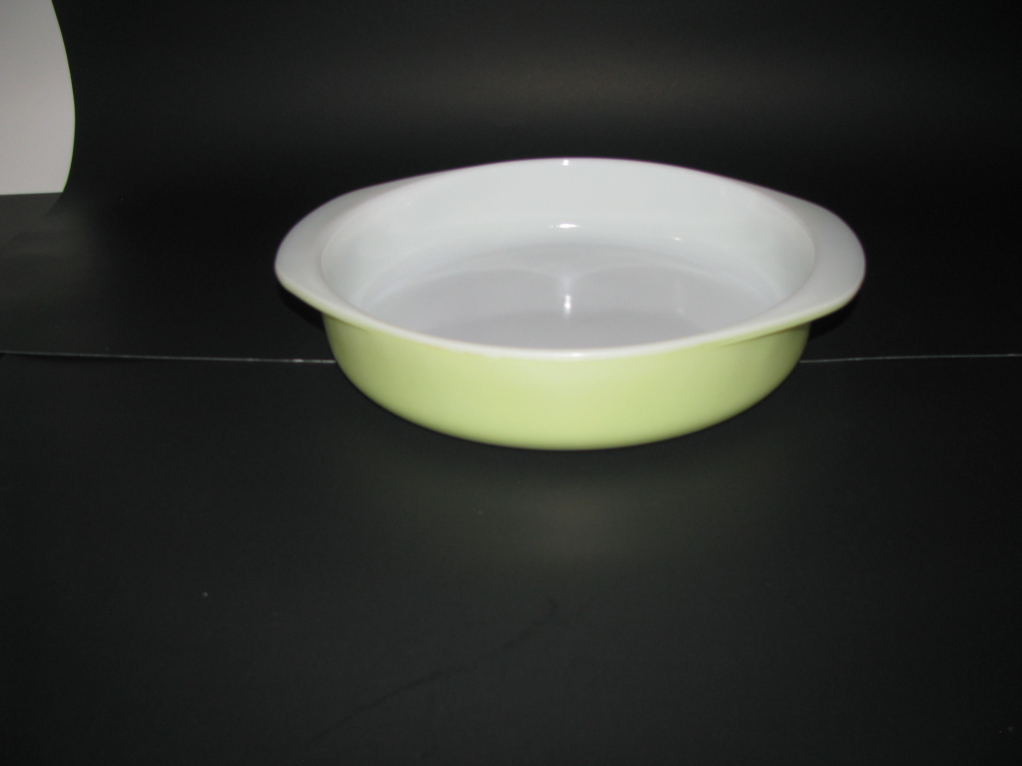 Vintage Pyrex Lime Green Round Cake Pan