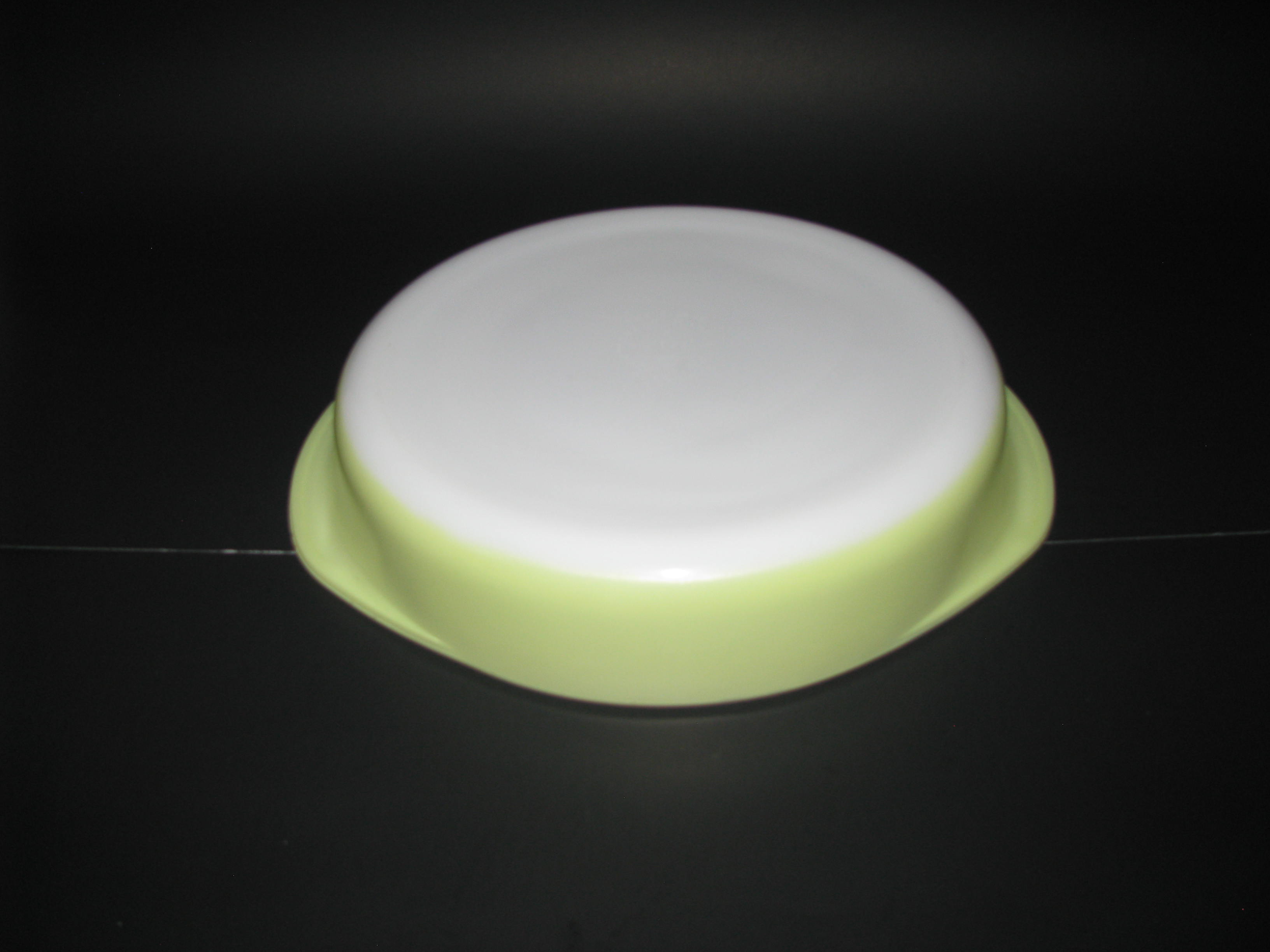 Vintage Pyrex Lime Green Round Cake Pan
