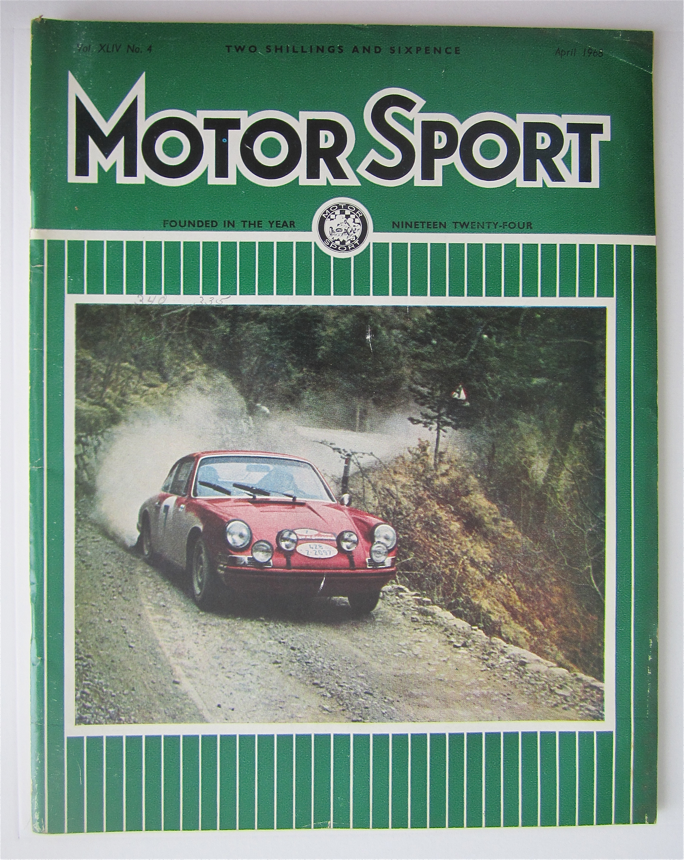 Motor Sport Magazine April 1968 911T