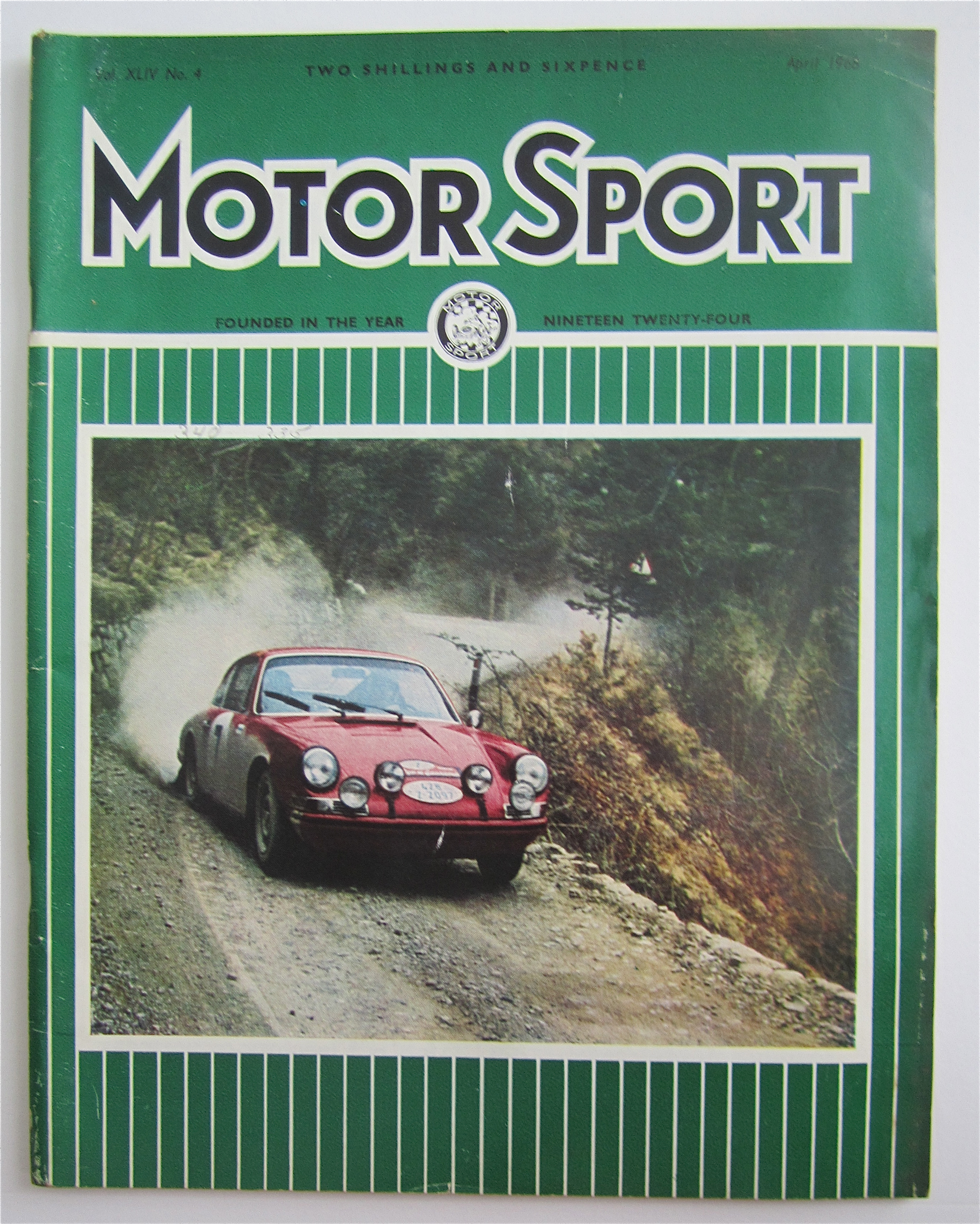 Motor Sport Magazine April 1968 911T