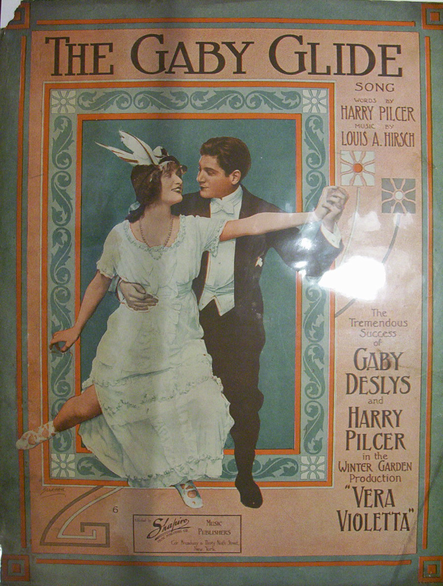 Sheet Music Of 1911 The Gaby Glide Song