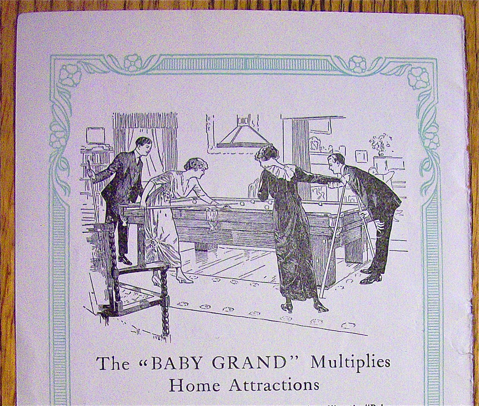 1914 Brunswick-Balke-Collender with Baby Grand