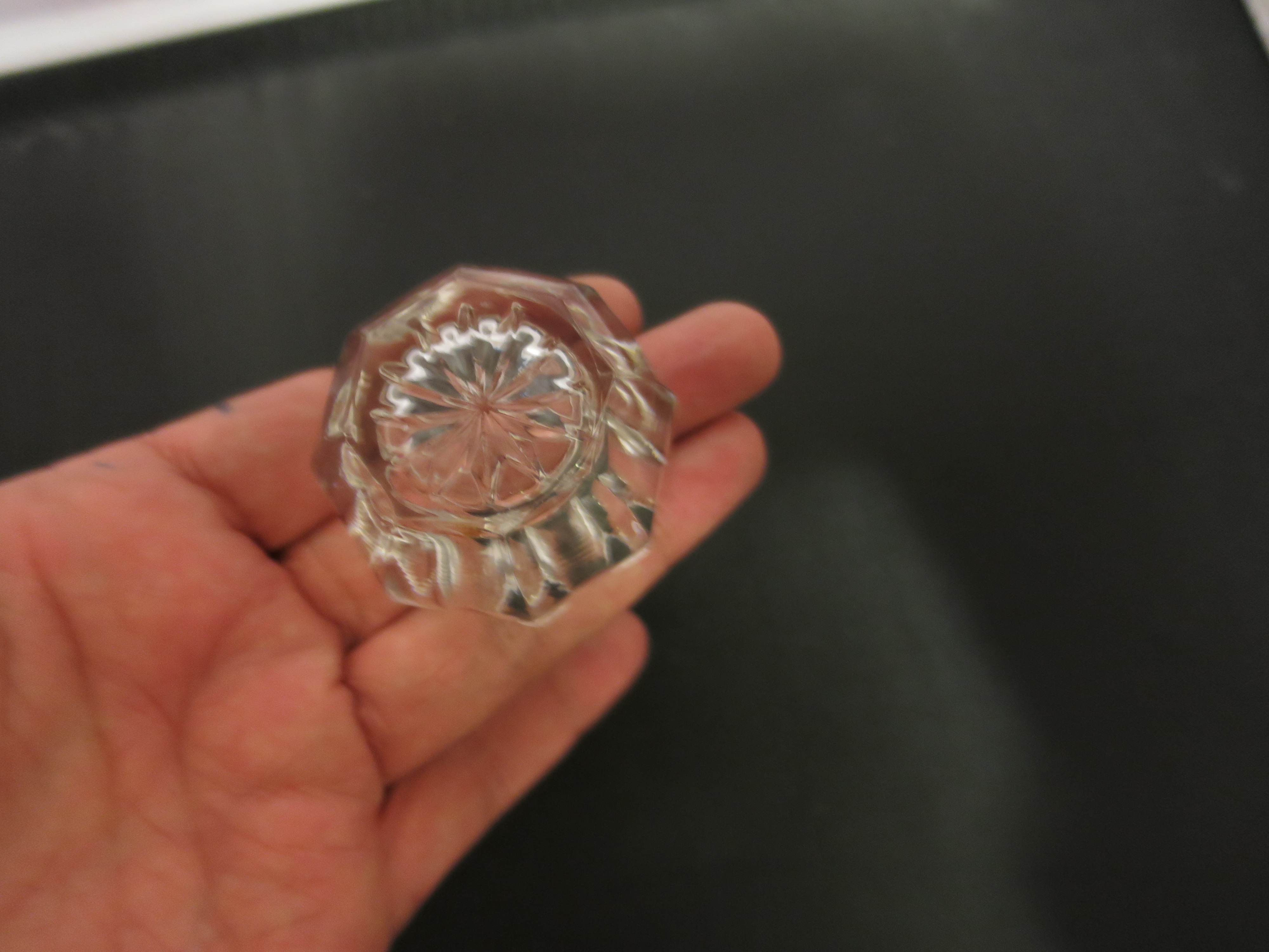 Cambridge Glass Salt Cellar Scalloped Panels EAPG