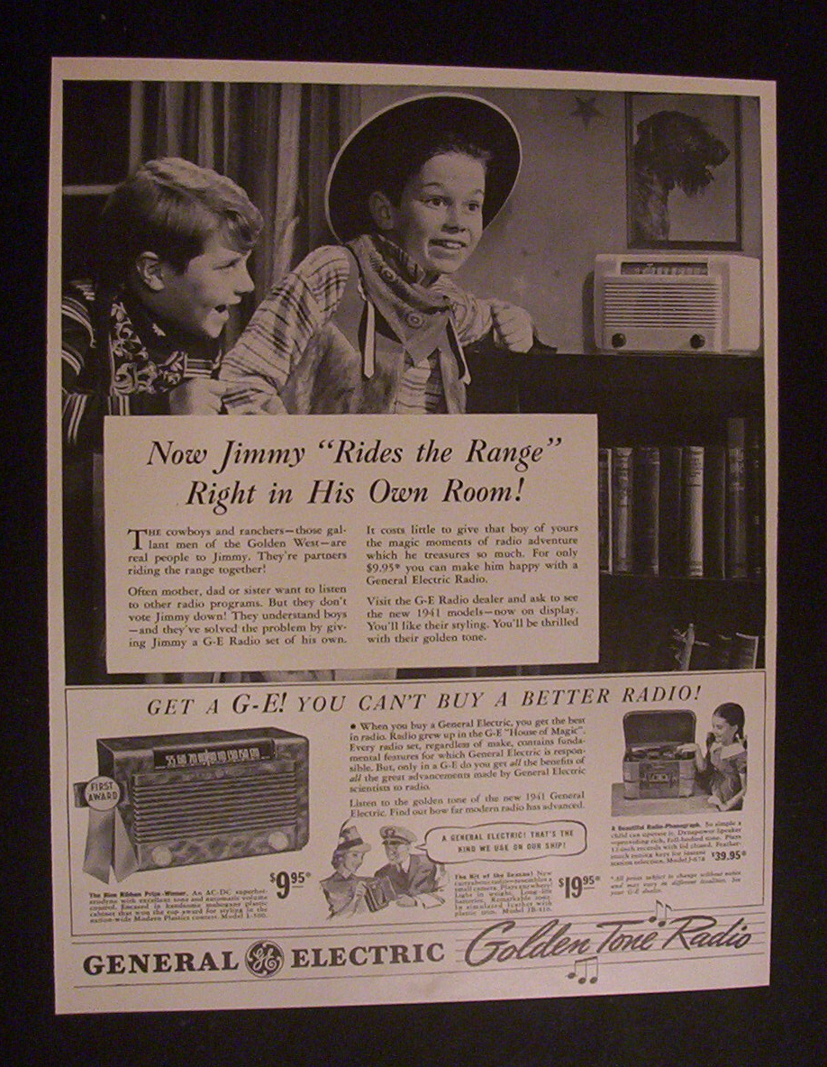 1941  G E  Golden  Tone  Radio