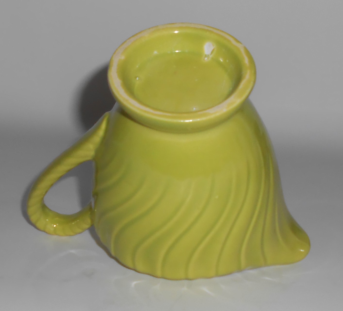 MCM Hollydale Pottery Capistrano Chartreuse Creamer