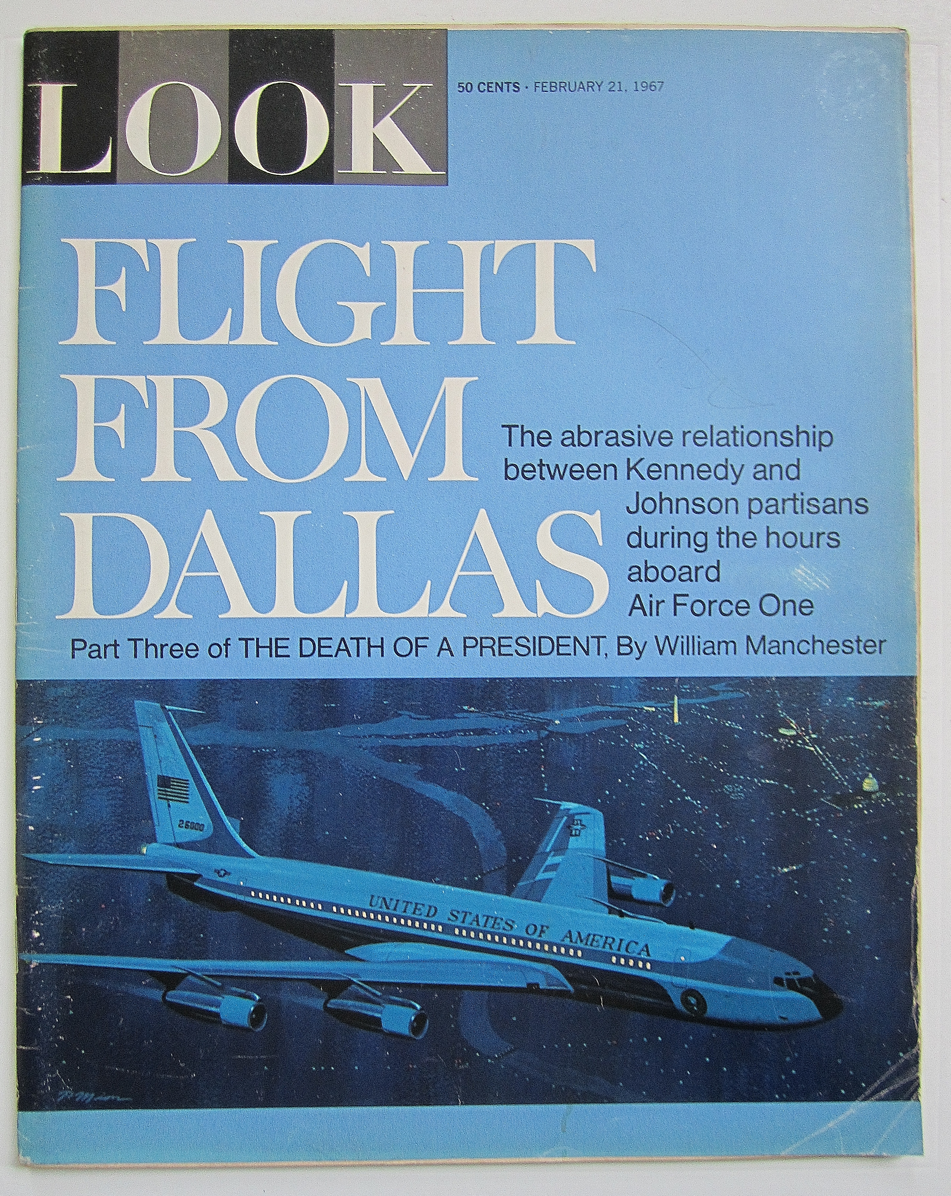 Look Magazine February 21, 1967 Death Of President