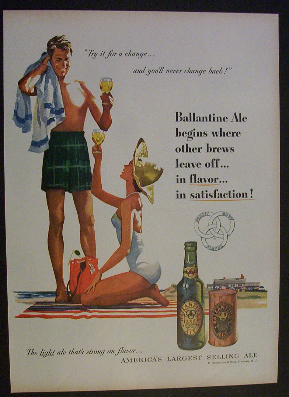 1951 Ballantine Ale