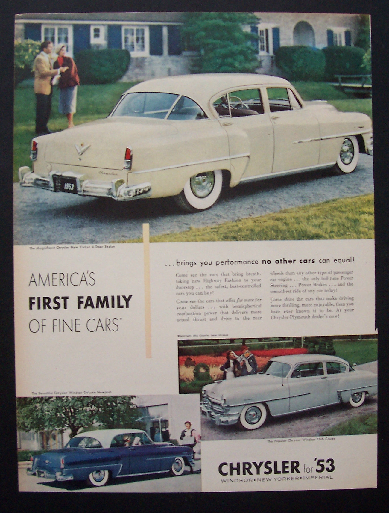 1953  Chrysler  Automobiles