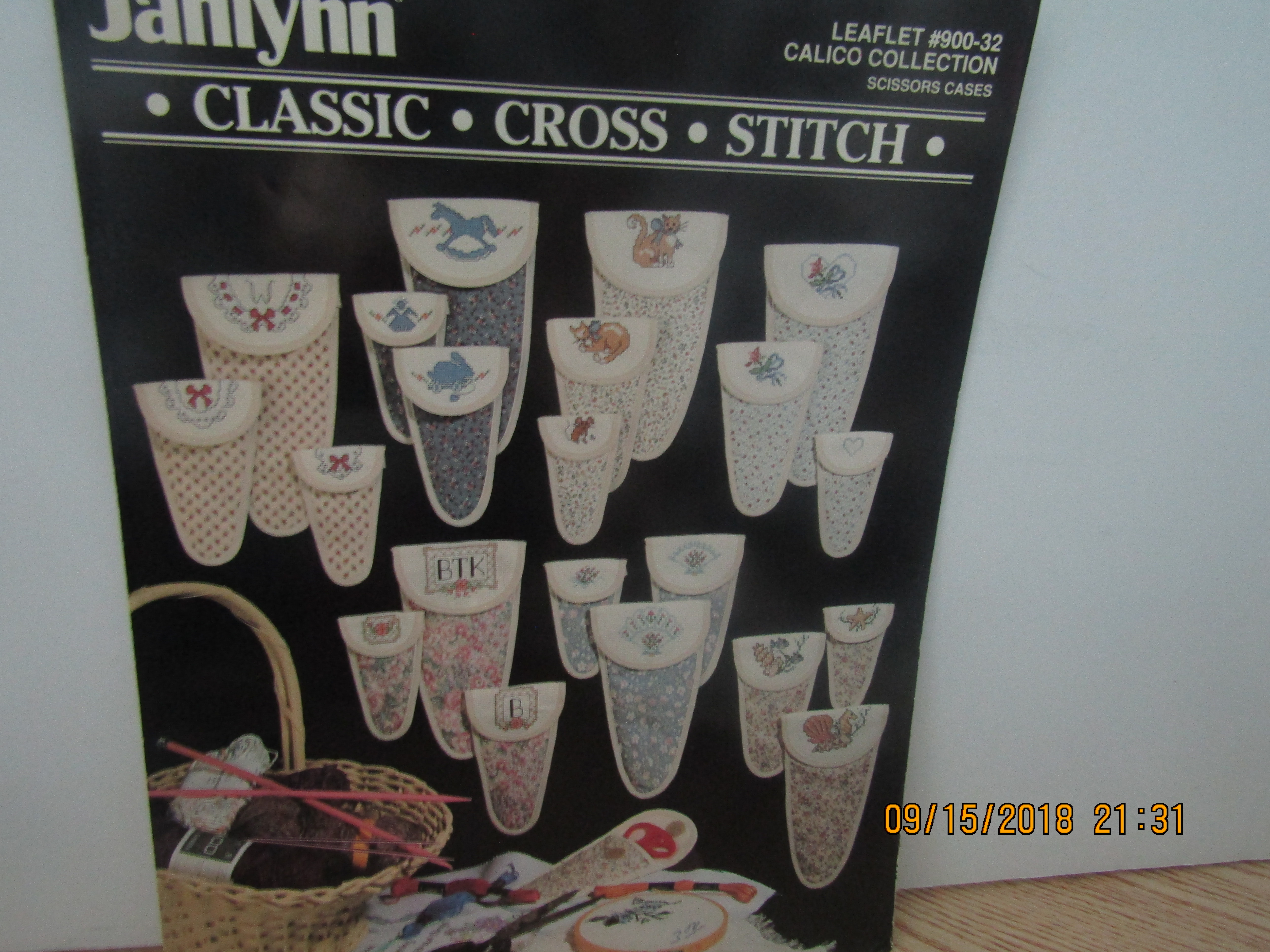 Janlynn Cross Stitch  Book Calico  Collection  #90032