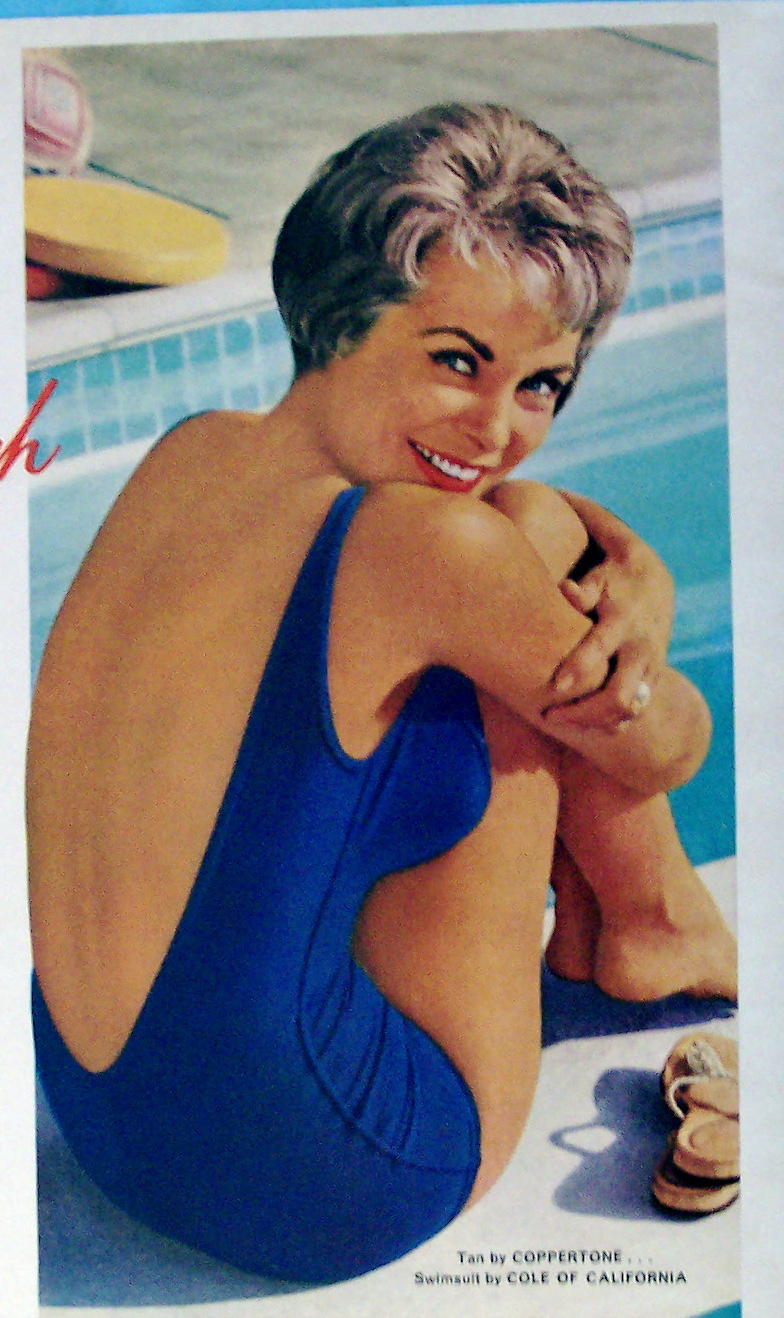 1960 Coppertone Suntan Lotion with Janet Leigh (Psycho)