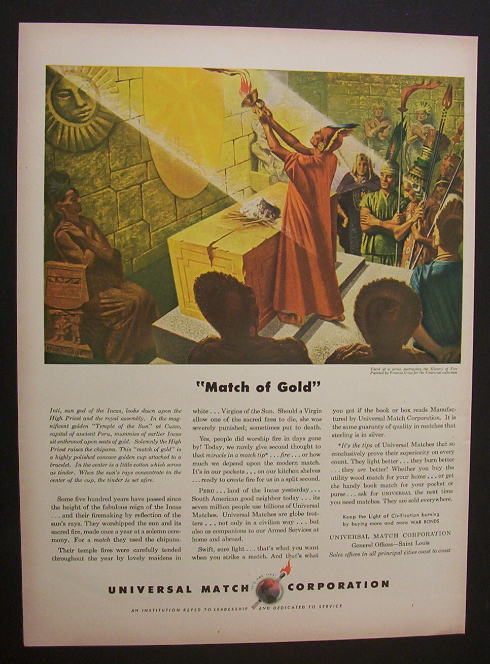 1944  Universal  Match  Corporation