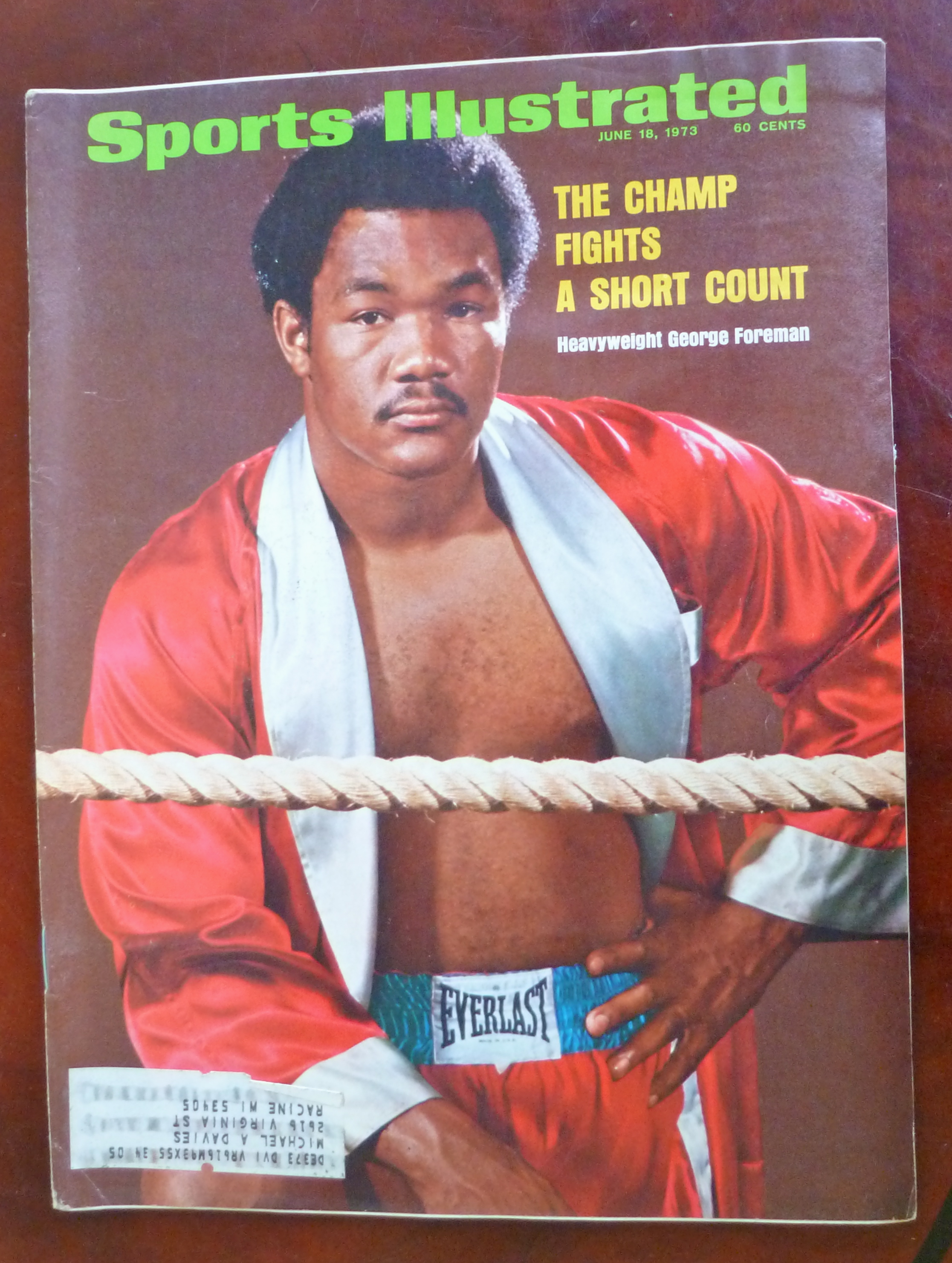 Sports Illustrated Magazine Nov 26, 1979 George Foreman