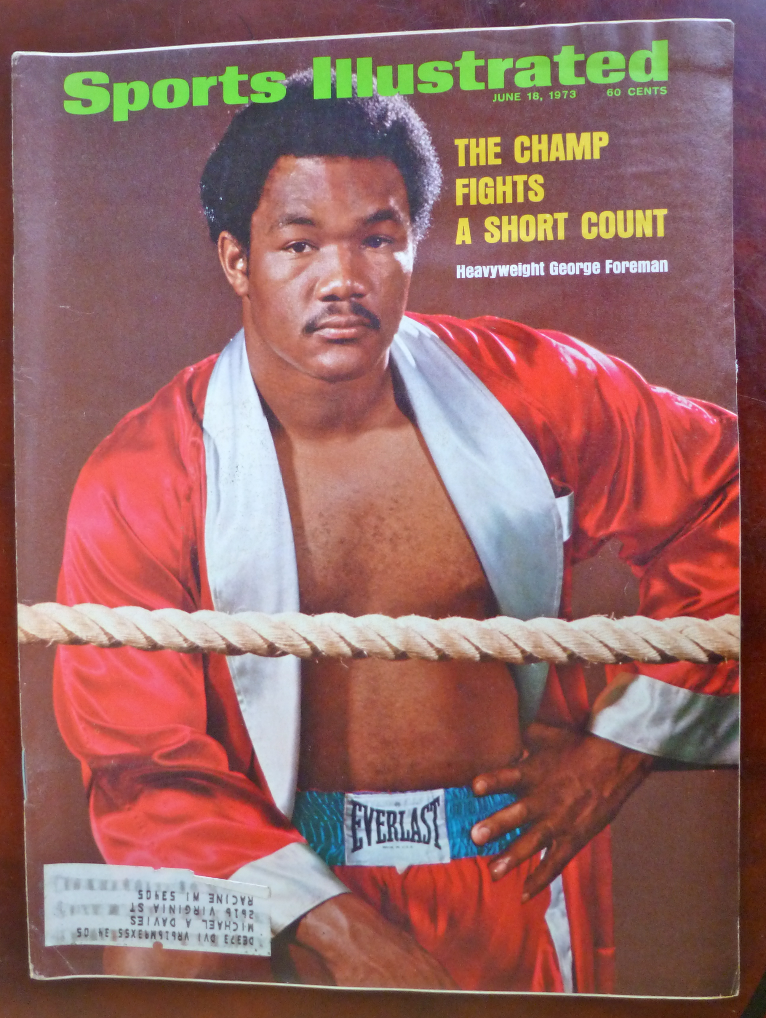 Sports Illustrated Magazine Nov 26, 1979 George Foreman