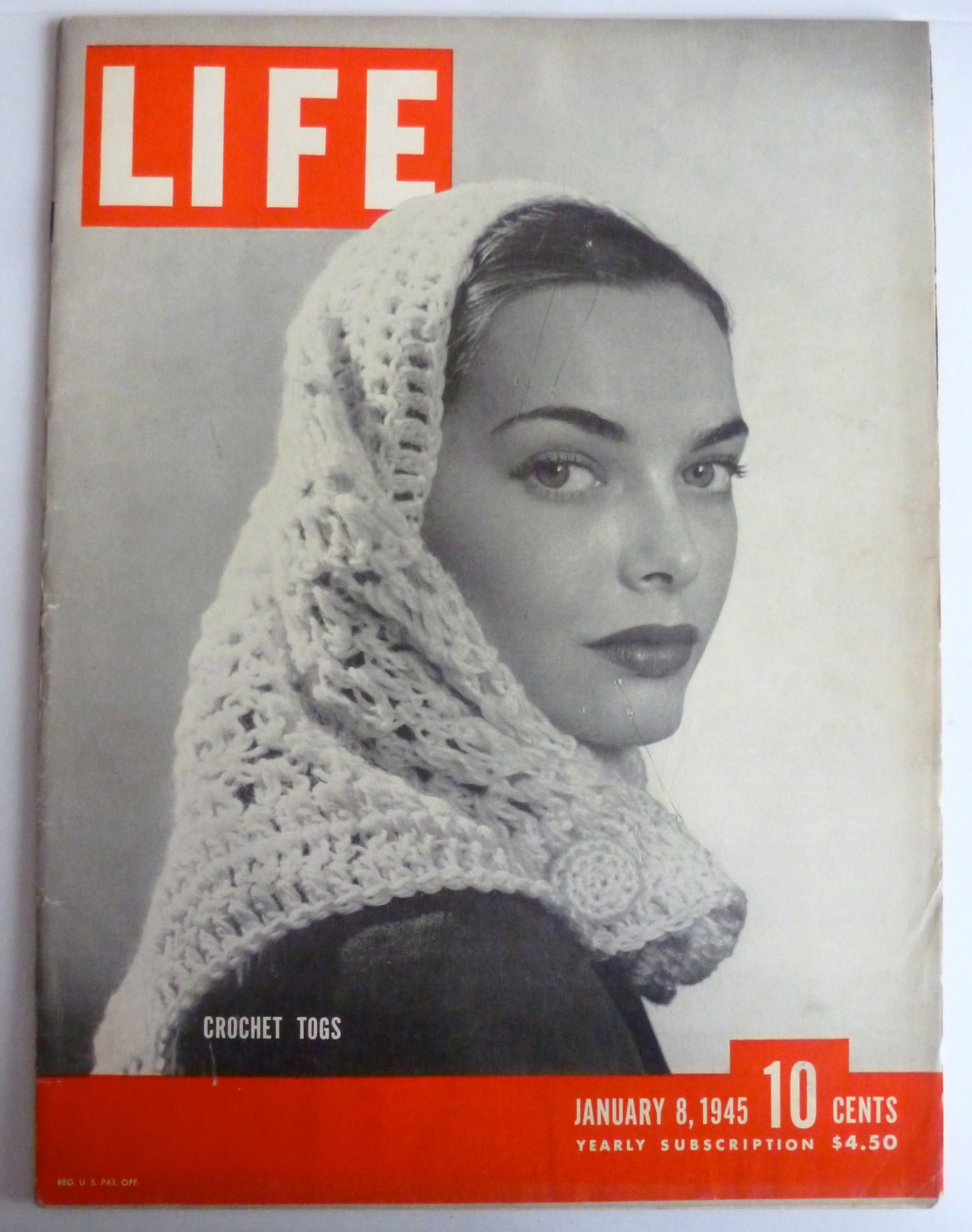 Life Magazine January 8, 1945 Crochet Togs