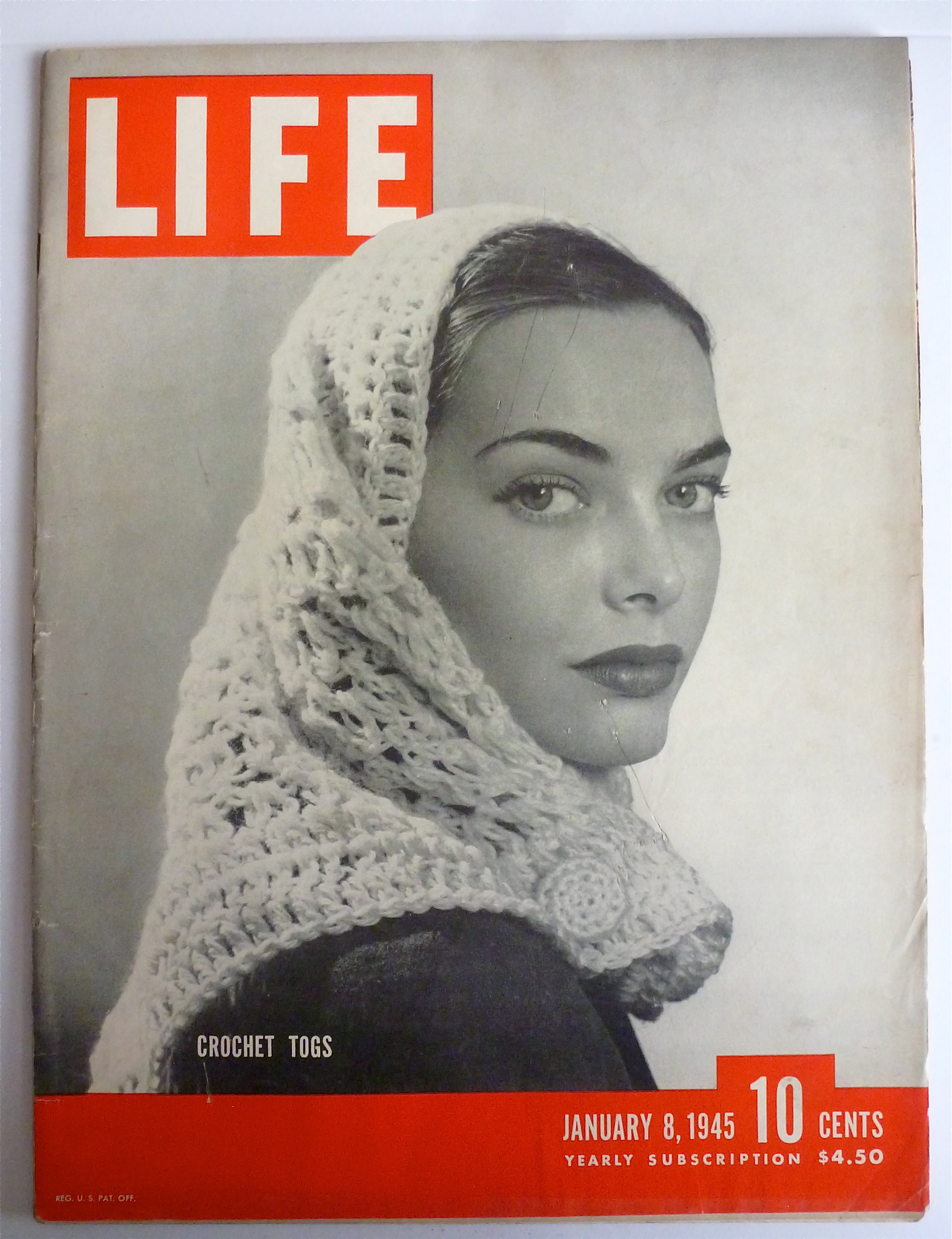 Life Magazine January 8, 1945 Crochet Togs