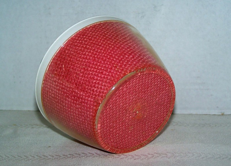 THERMAL WARE STRAW WEAVE 3 BOWLS