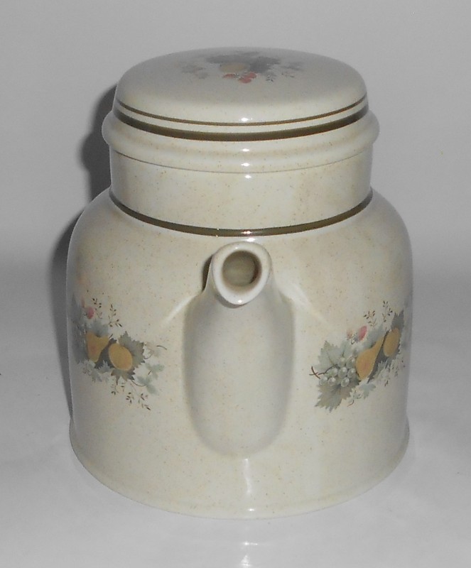 Royal Doulton China Pottery Harvest Garland Coffeepot - MINT