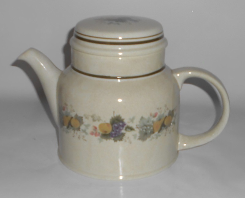 Royal Doulton China Pottery Harvest Garland Coffeepot - MINT