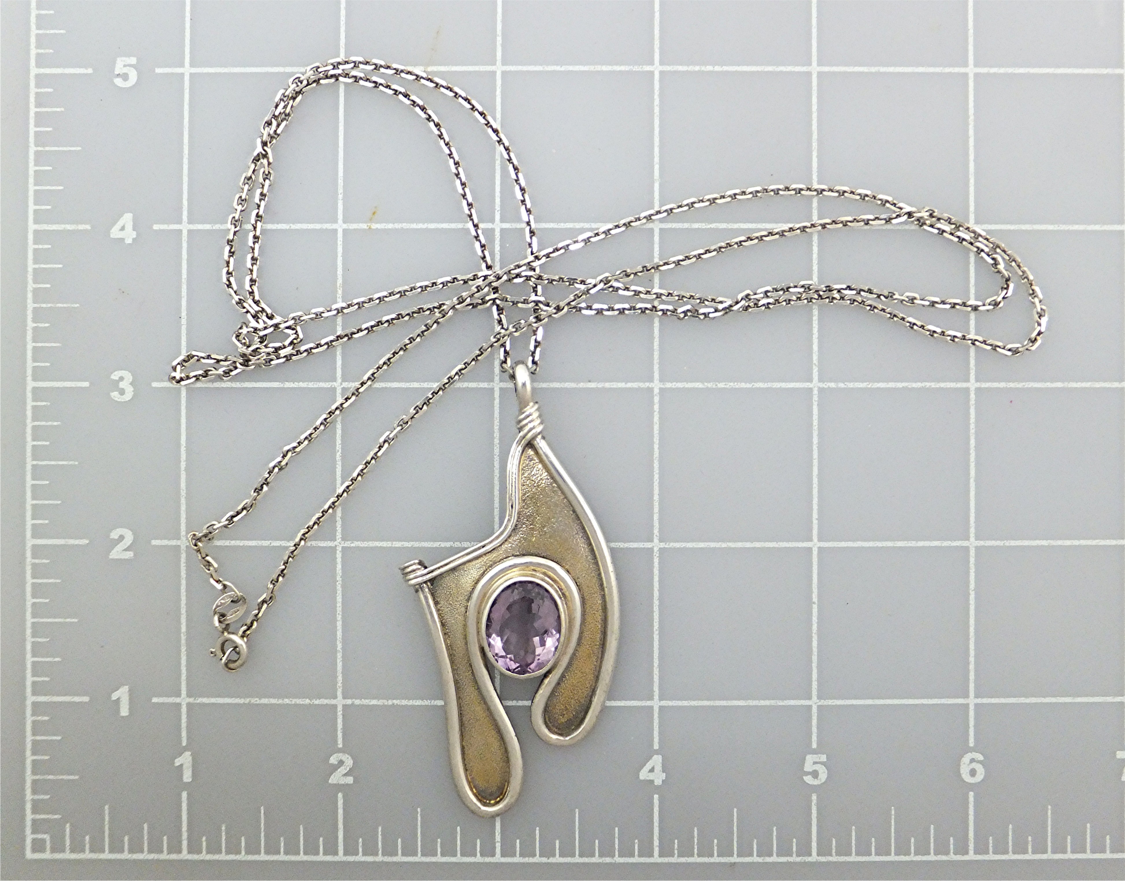 Necklace Amethyst Sterling Silver